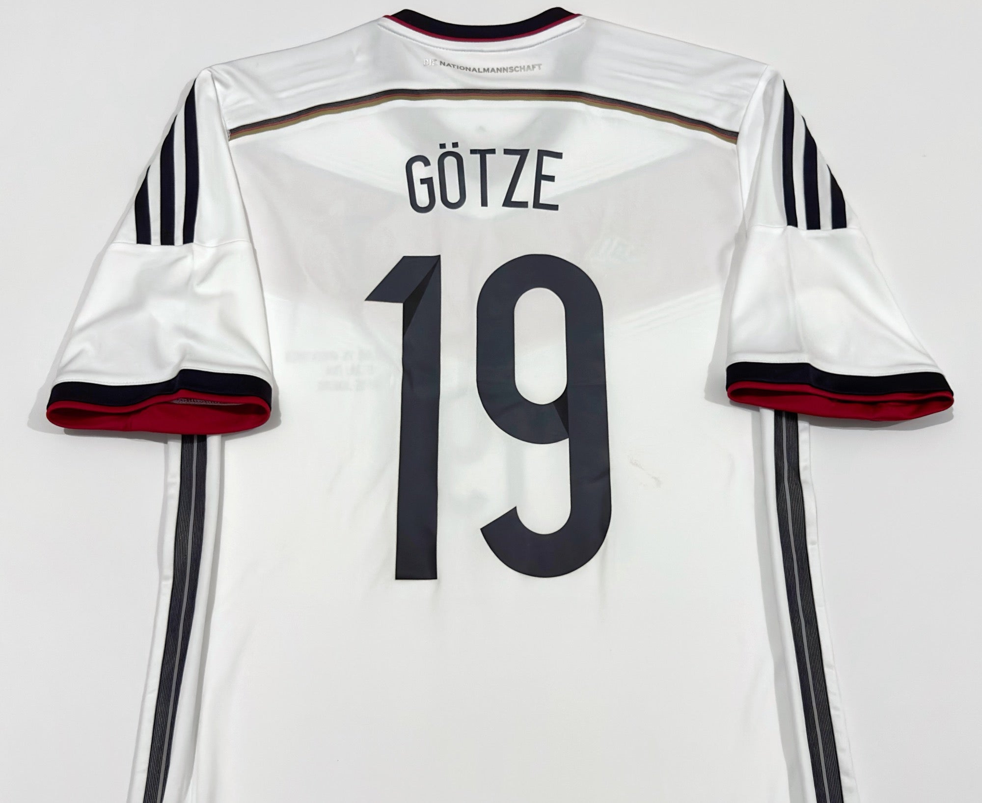 2014 Germany #19 GOTZE Home Jersey (M)