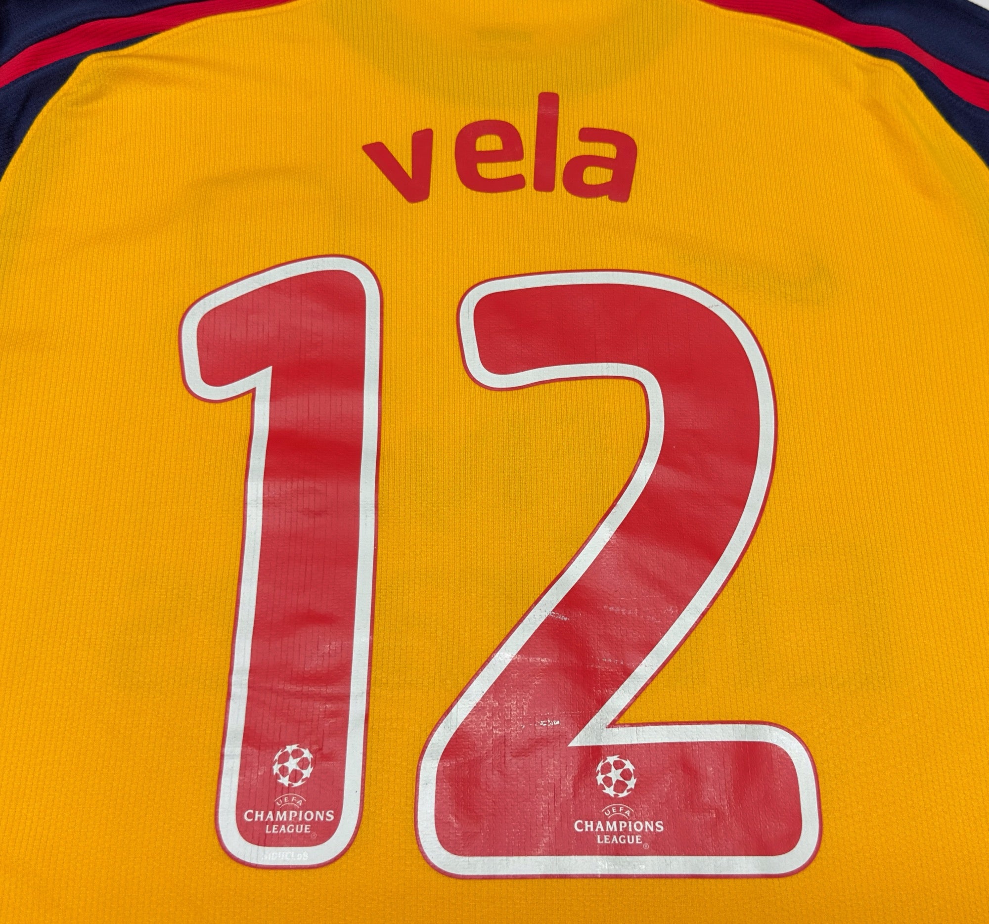 2008/09 Arsenal #12 VELA Away Jersey (L) L/S