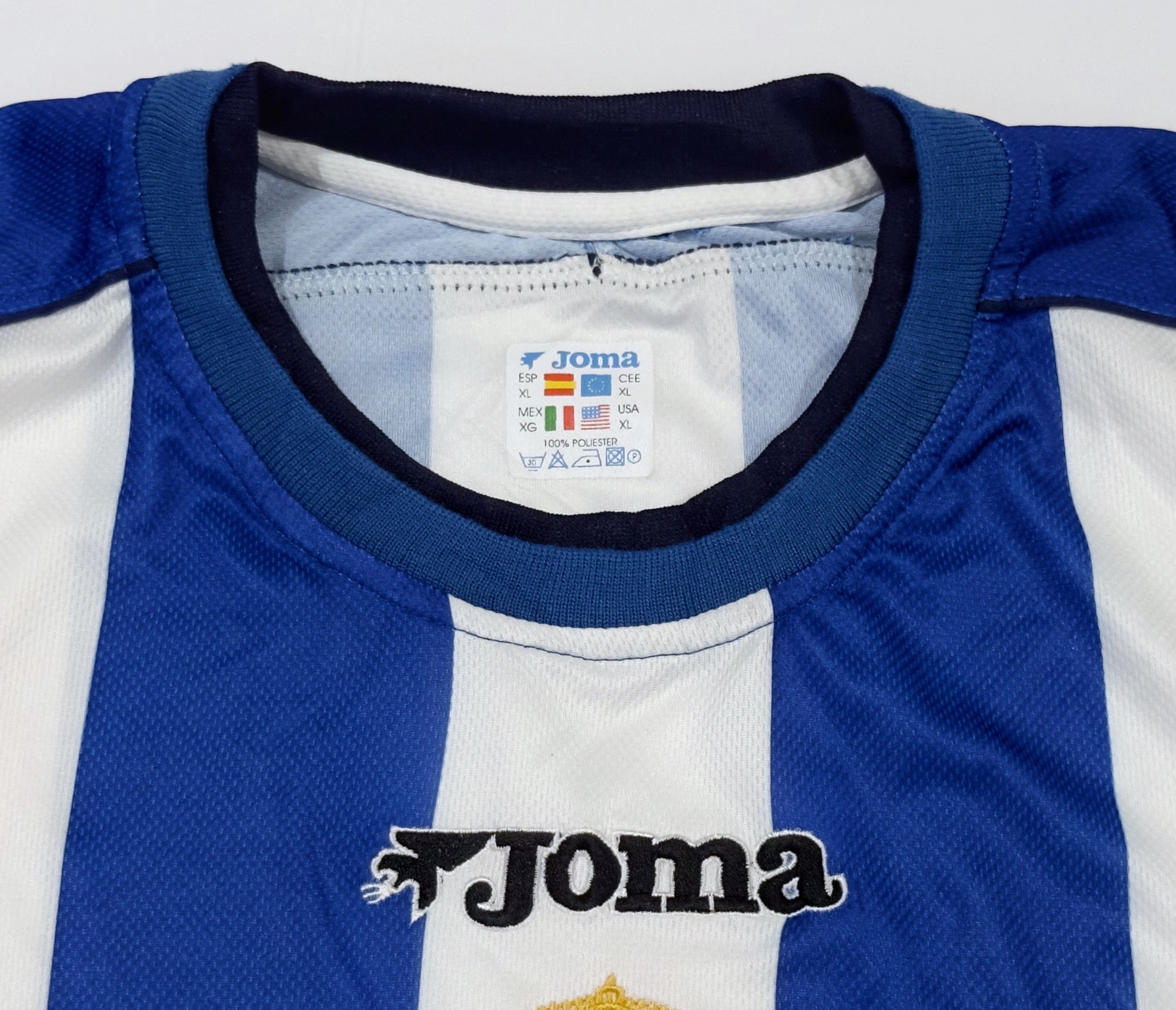 2002/03 Deportivo La Coruña Home Jersey (XL)