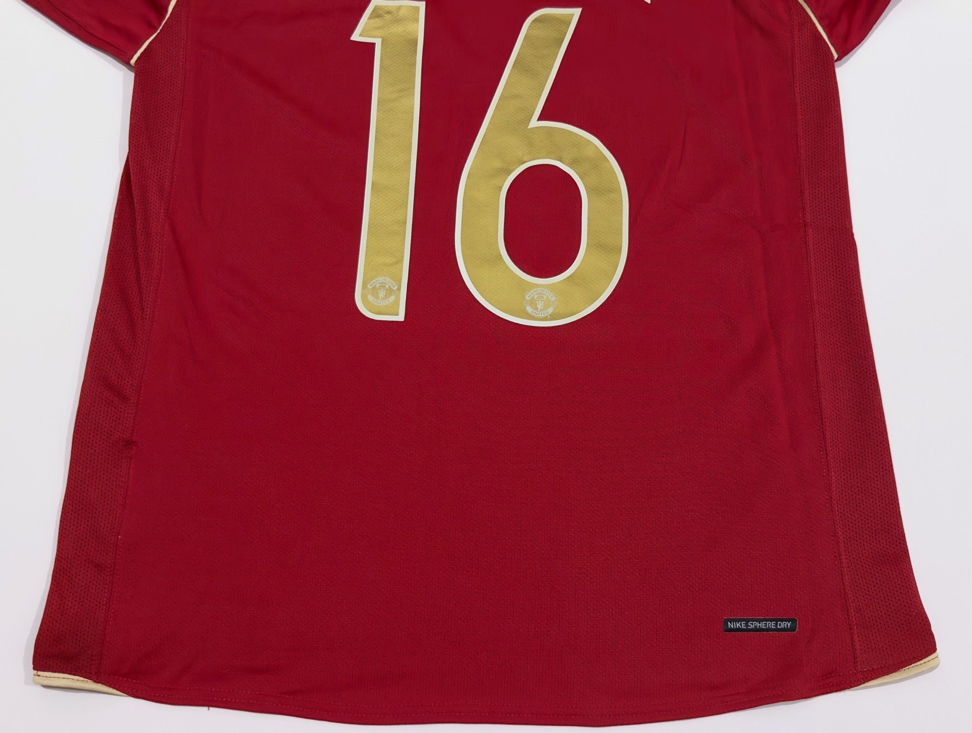 2006/07 Man Utd #16 CARRICK Home Jersey (M)
