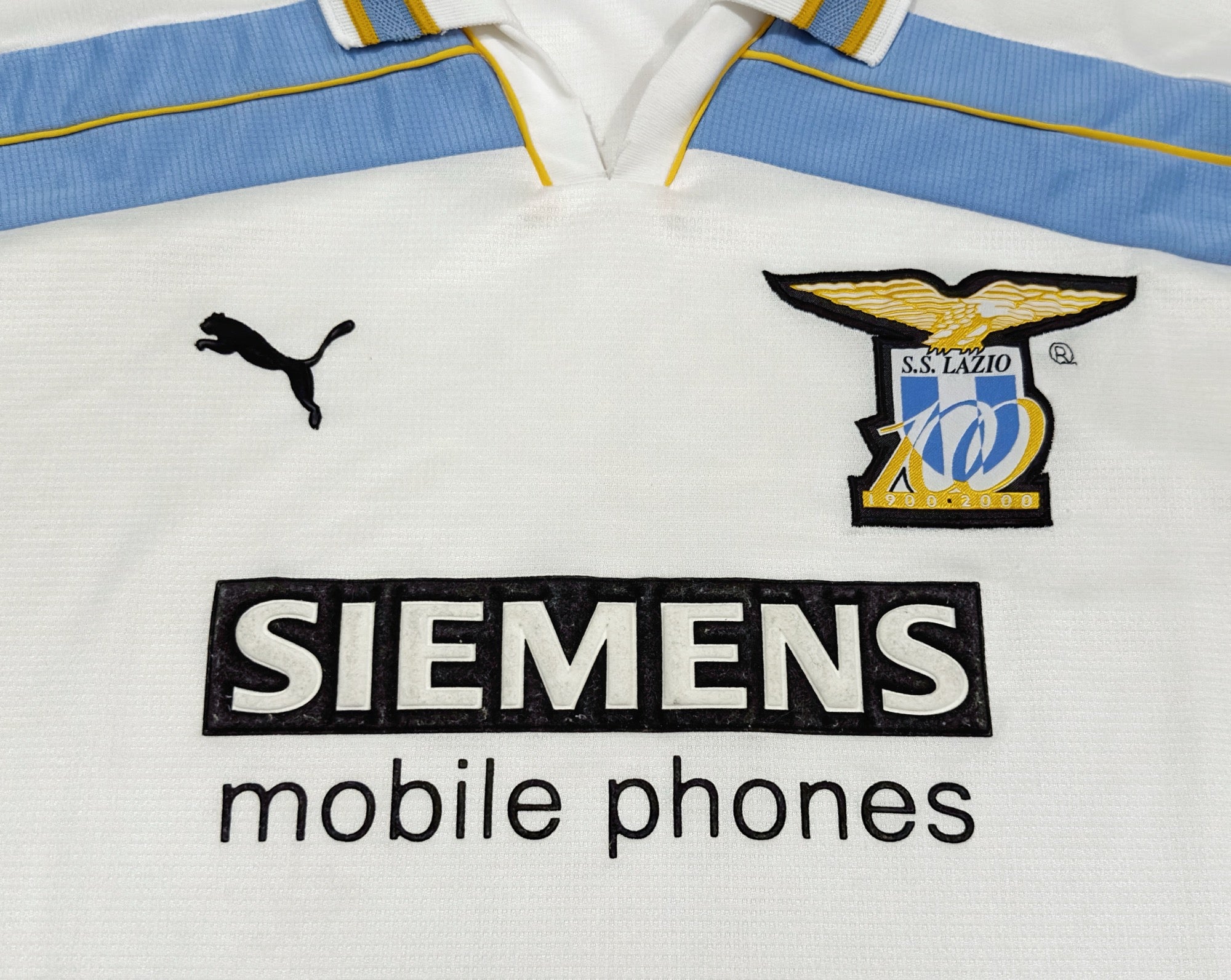 2000/01 Lazio Centenary Home Jersey (M)