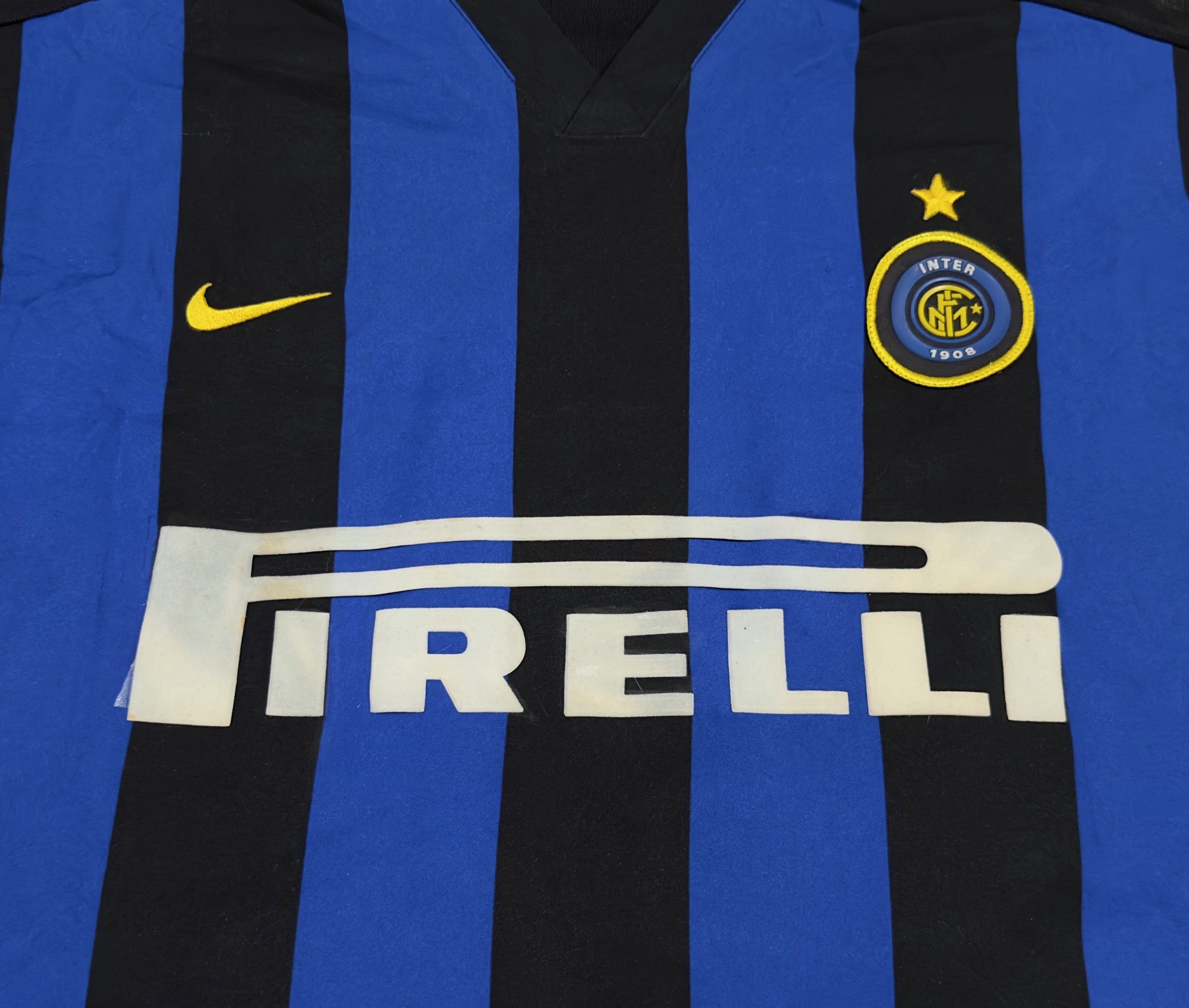2002/03 Inter Milan #4 J.ZANETTI Home Jersey (XL)