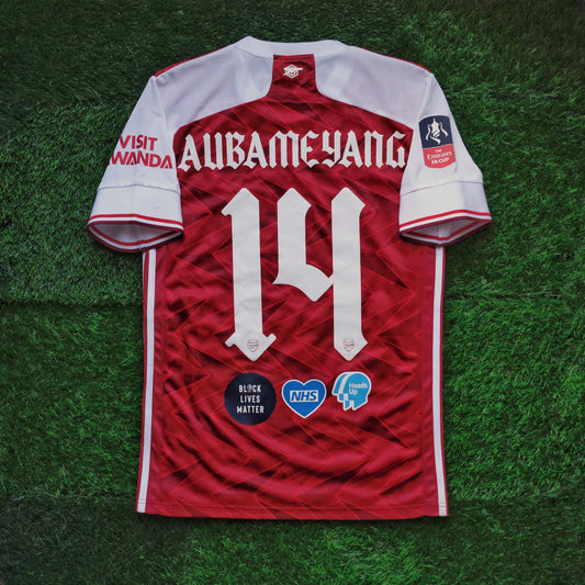 2020/21 Arsenal #14 AUBAMEYANG Home Jersey (S)