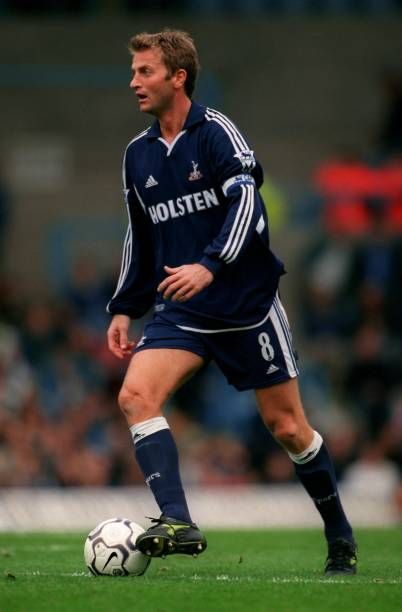 2000/01 Tottenham #8 SHERWOOD Away Jersey (M)
