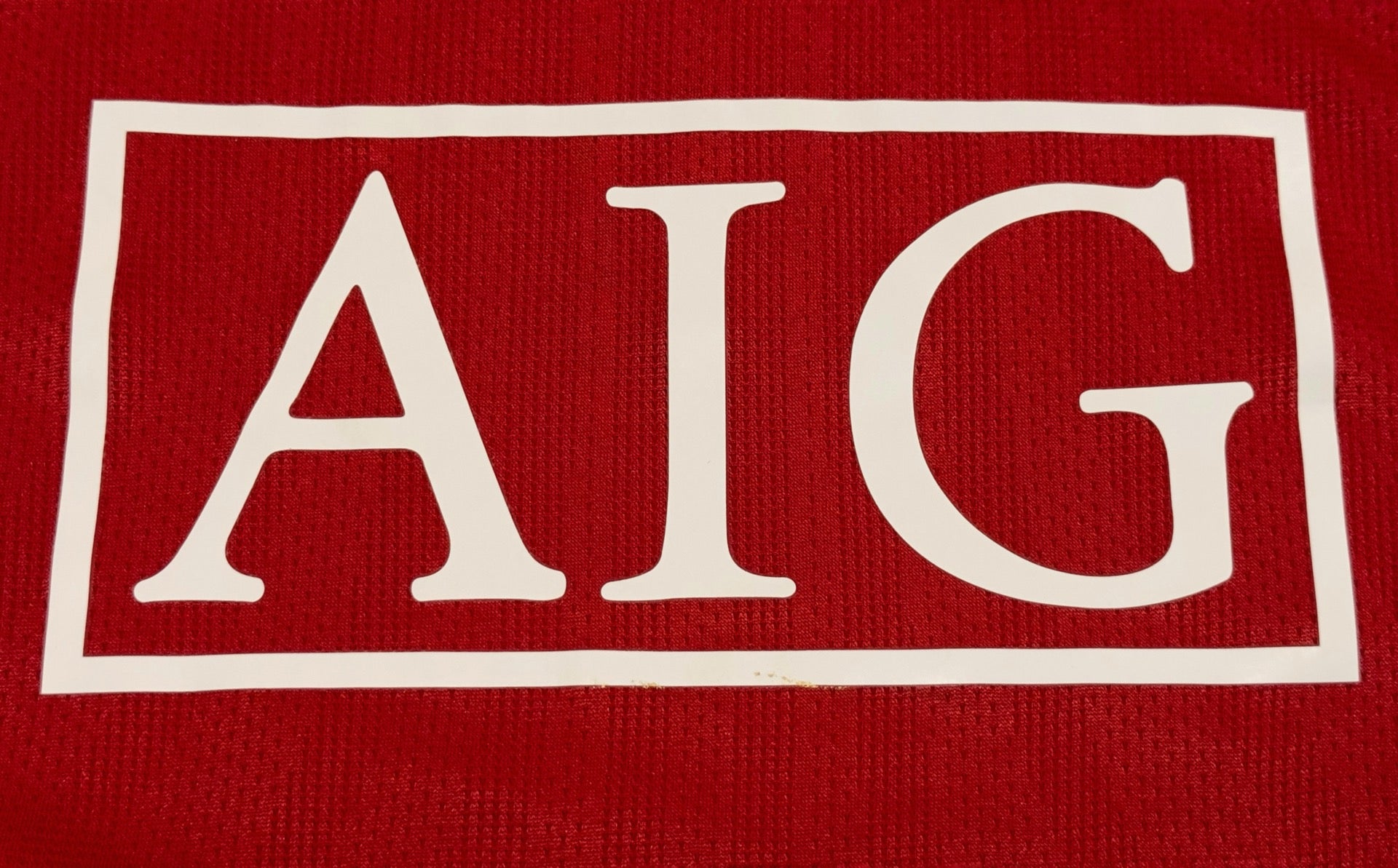 2007/08 Man Utd #4 HARGREAVES Home Jersey (XL) L/S