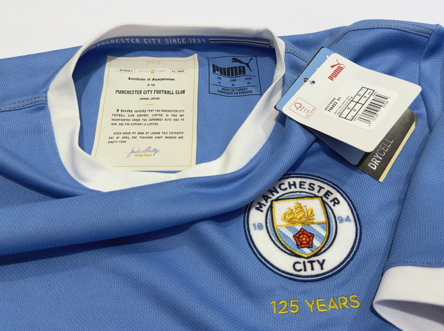 2019/20 Man City Anniversary Jersey (M)