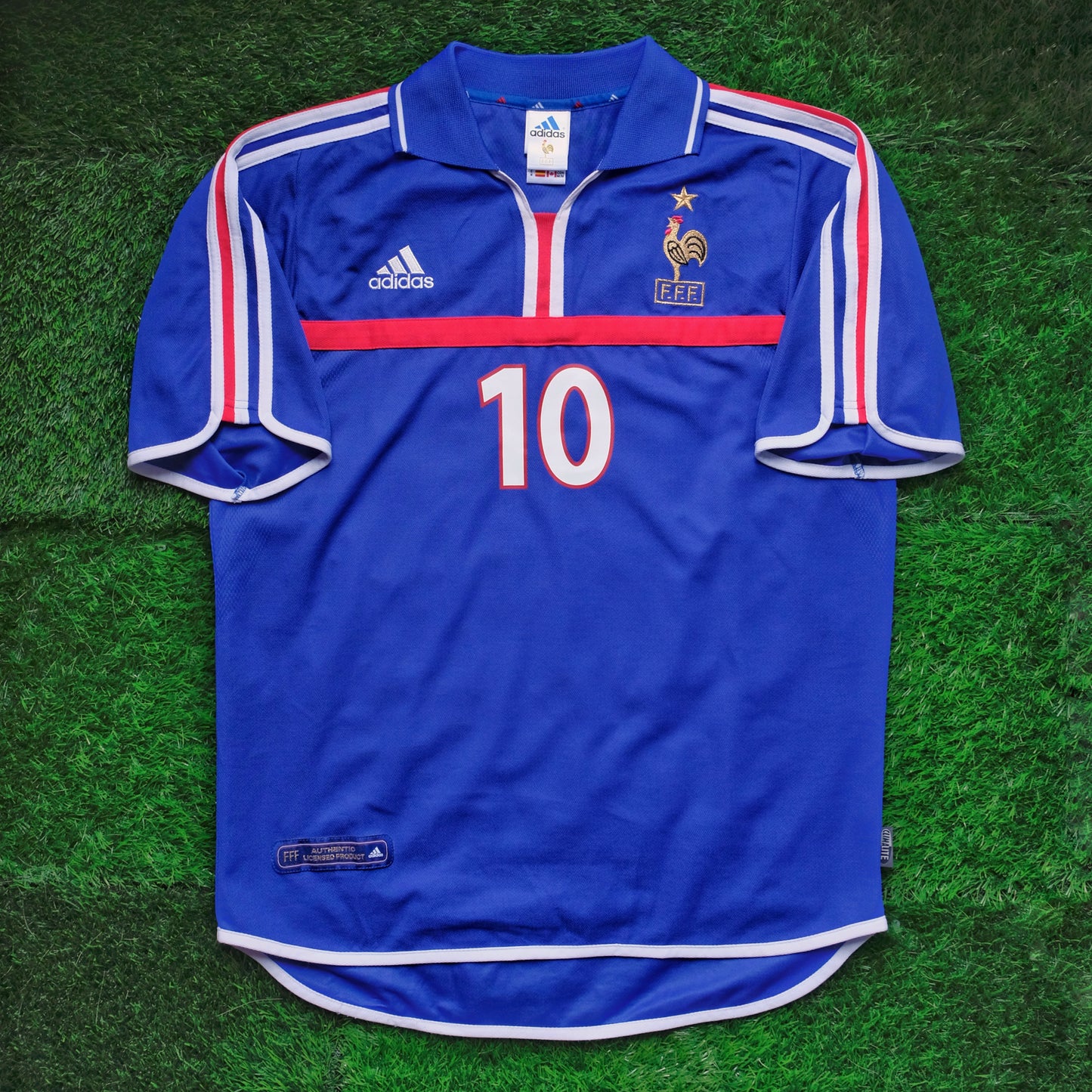 2000/02 France #10 ZIDANE Home Jersey (M)