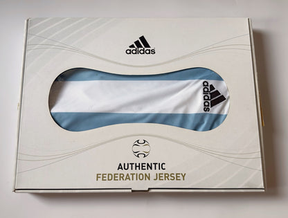 2006 Argentina #19 MESSI Home Jersey Boxset (XL)