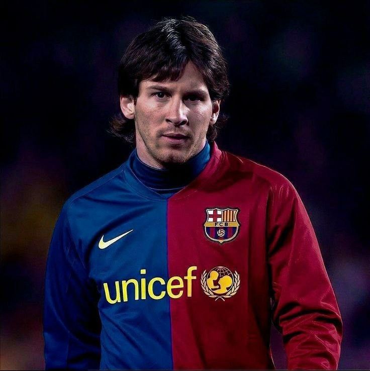 2008/09 Barcelona #10 MESSI Home Jersey (M) L/S – Double Kick