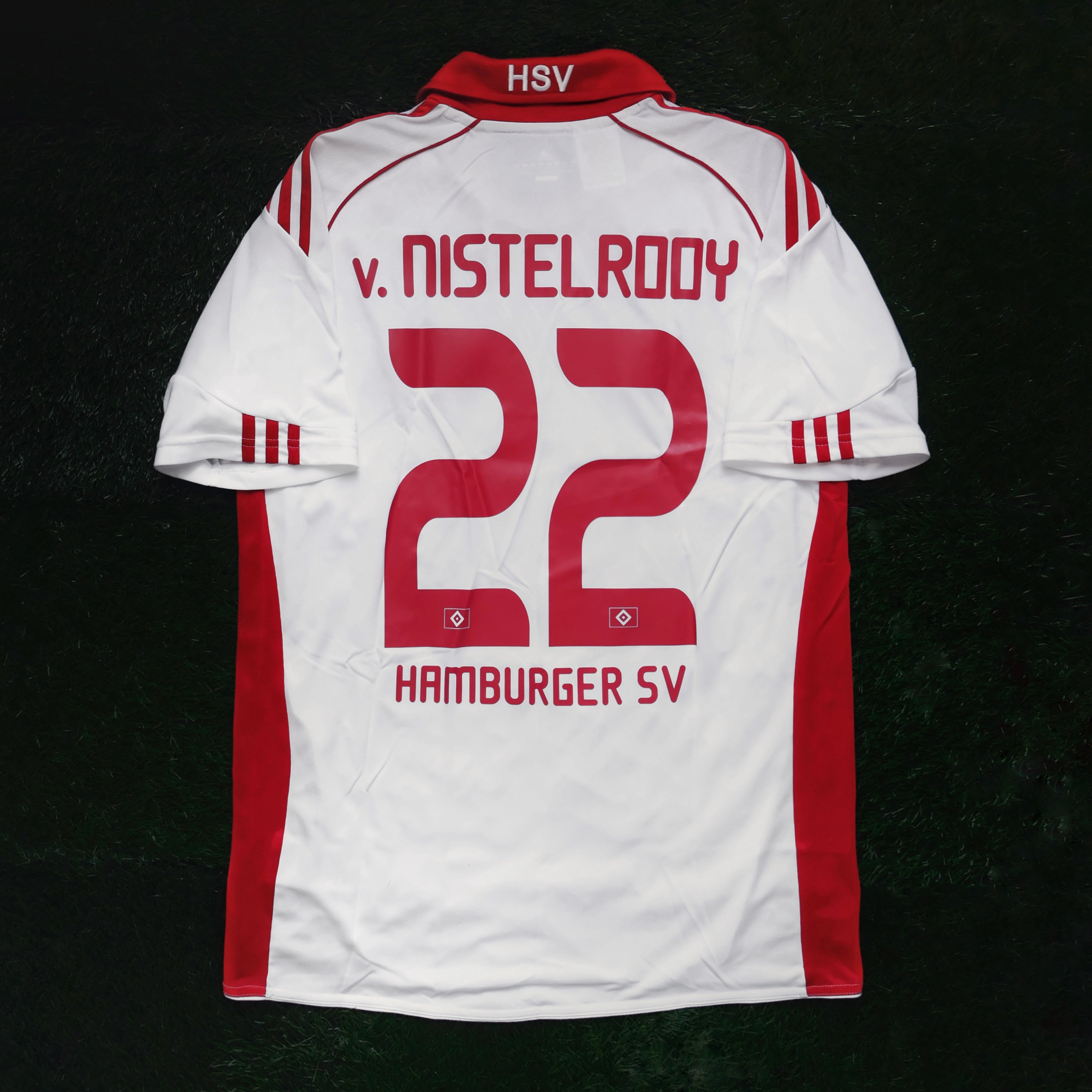 2010/11 Hamburger SV #22 v. NISTELROOY Home Jersey (Y)