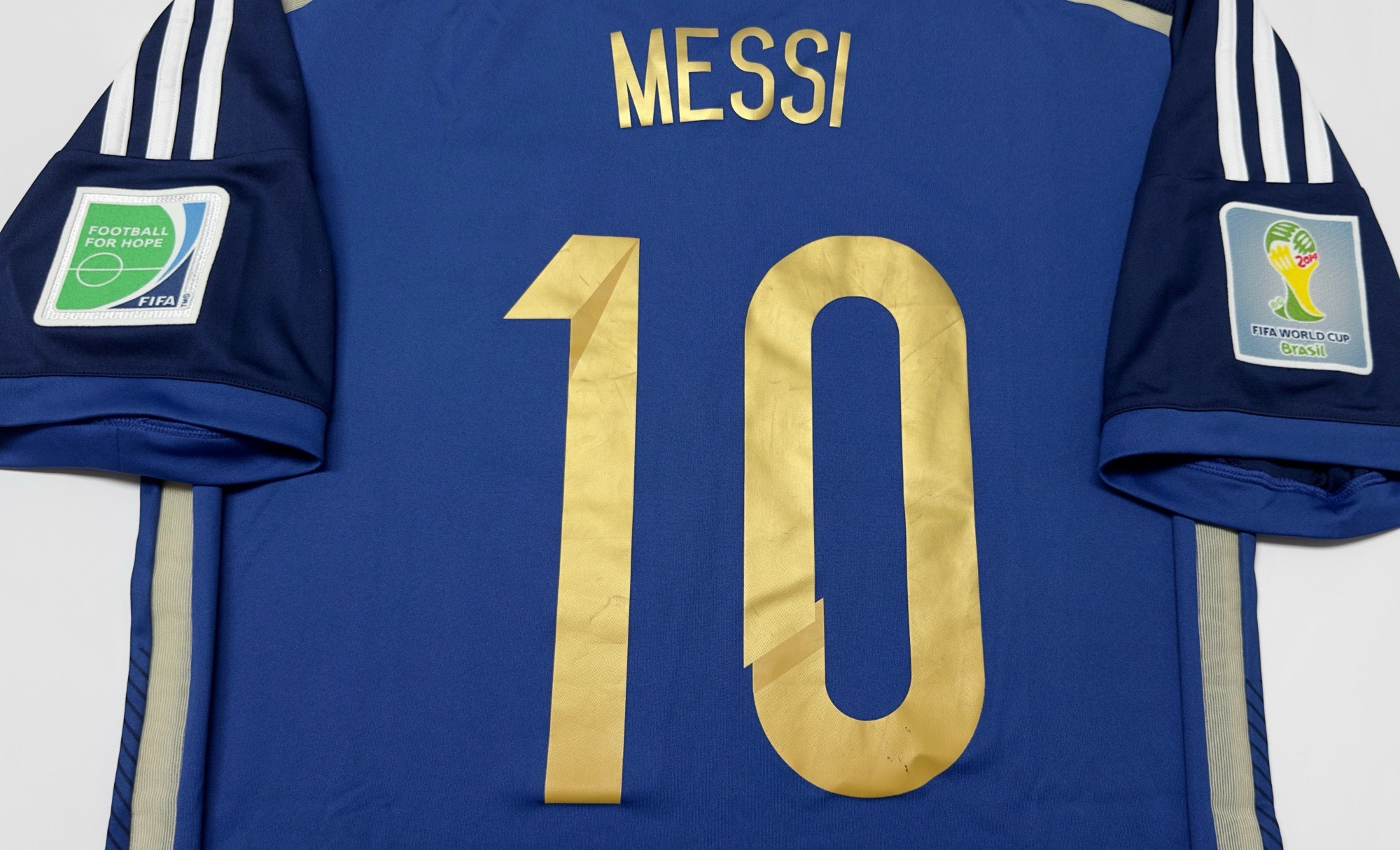 2013/15 Argentina #10 MESSI Away Jersey (L)