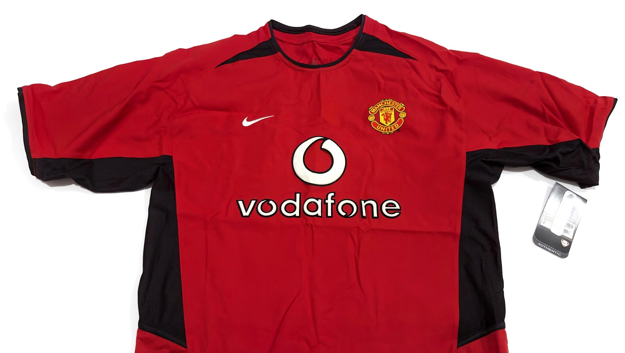 2002/04 Man Utd #18 SCHOLES Home Jersey (M)