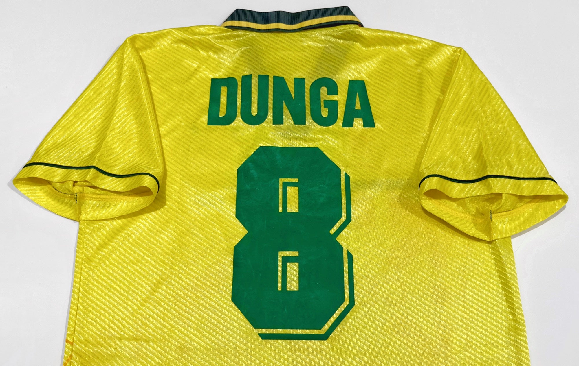 1994 Brazil #8 DUNGA Home Jersey (M)