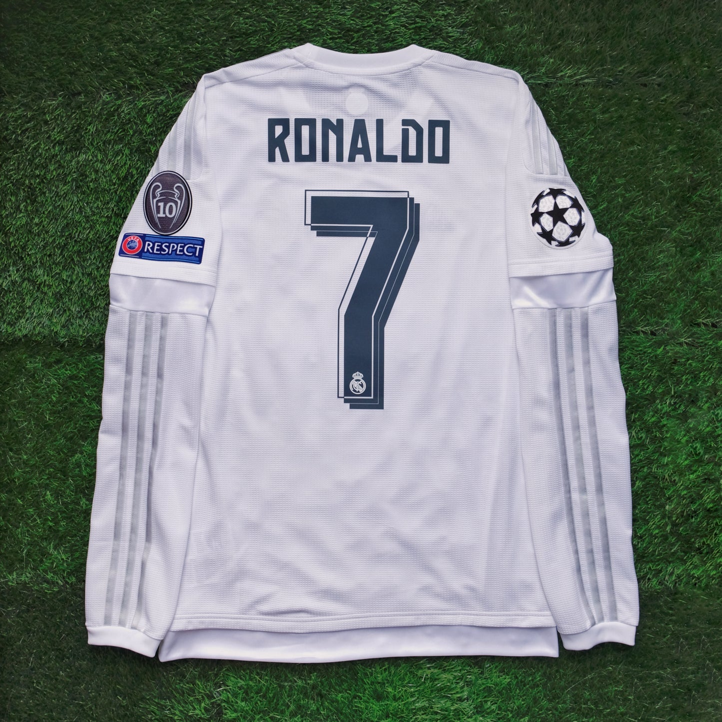 2015/16 Real Madrid #7 RONALDO Home Jersey (S) L/S