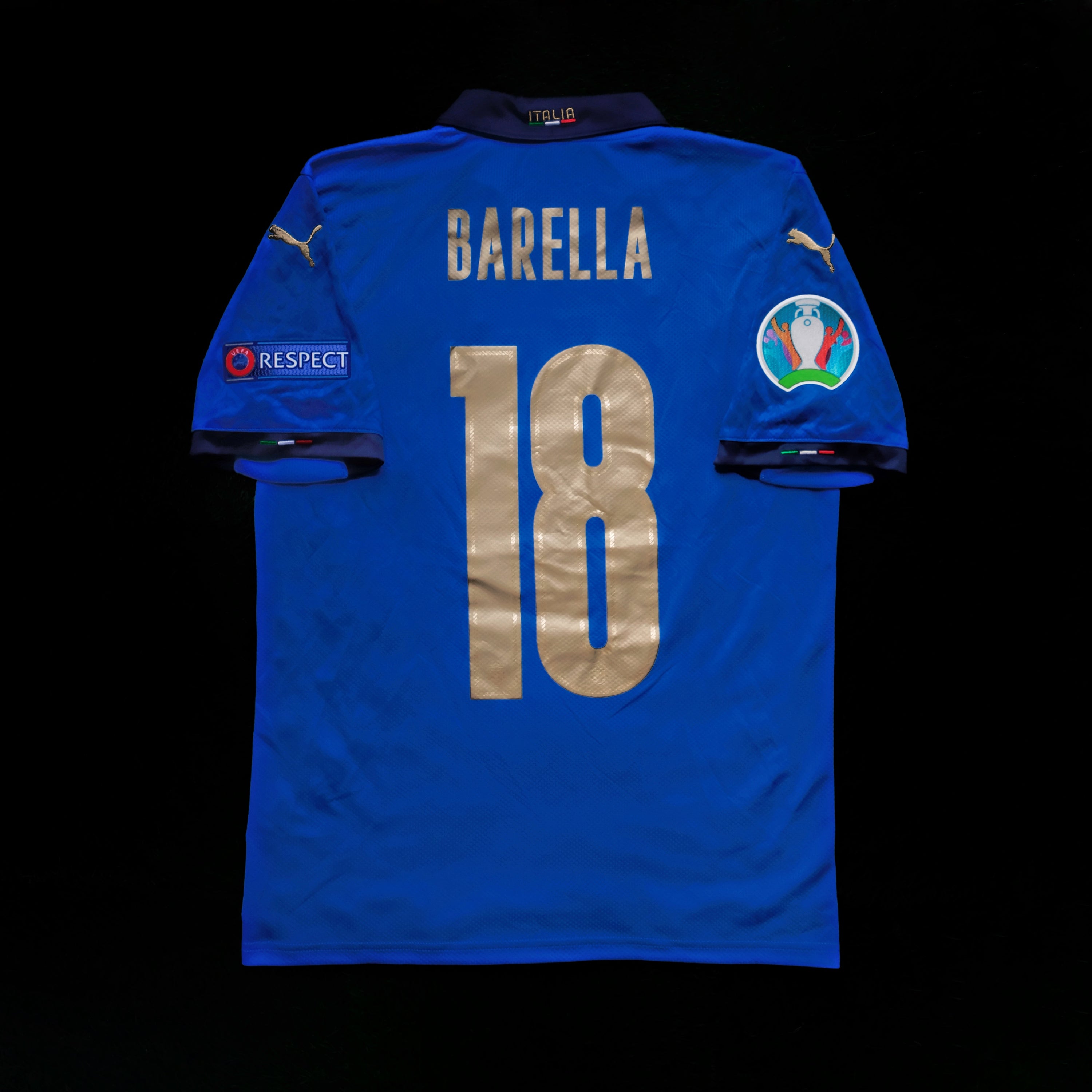 2020/21 Italy #18 BARELLA Home Jersey (S)