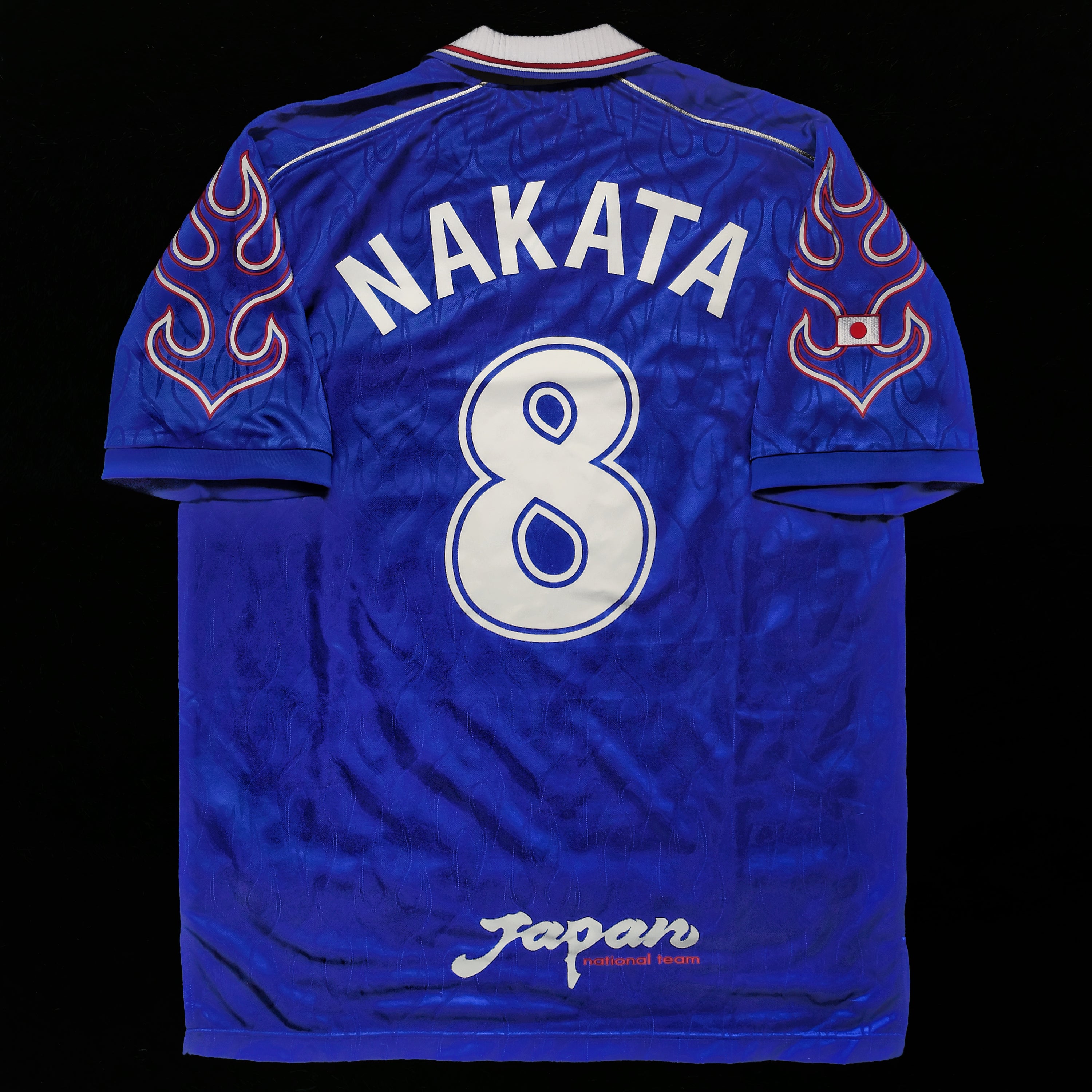 1998 Japan #8 NAKATA Home Jersey (L)