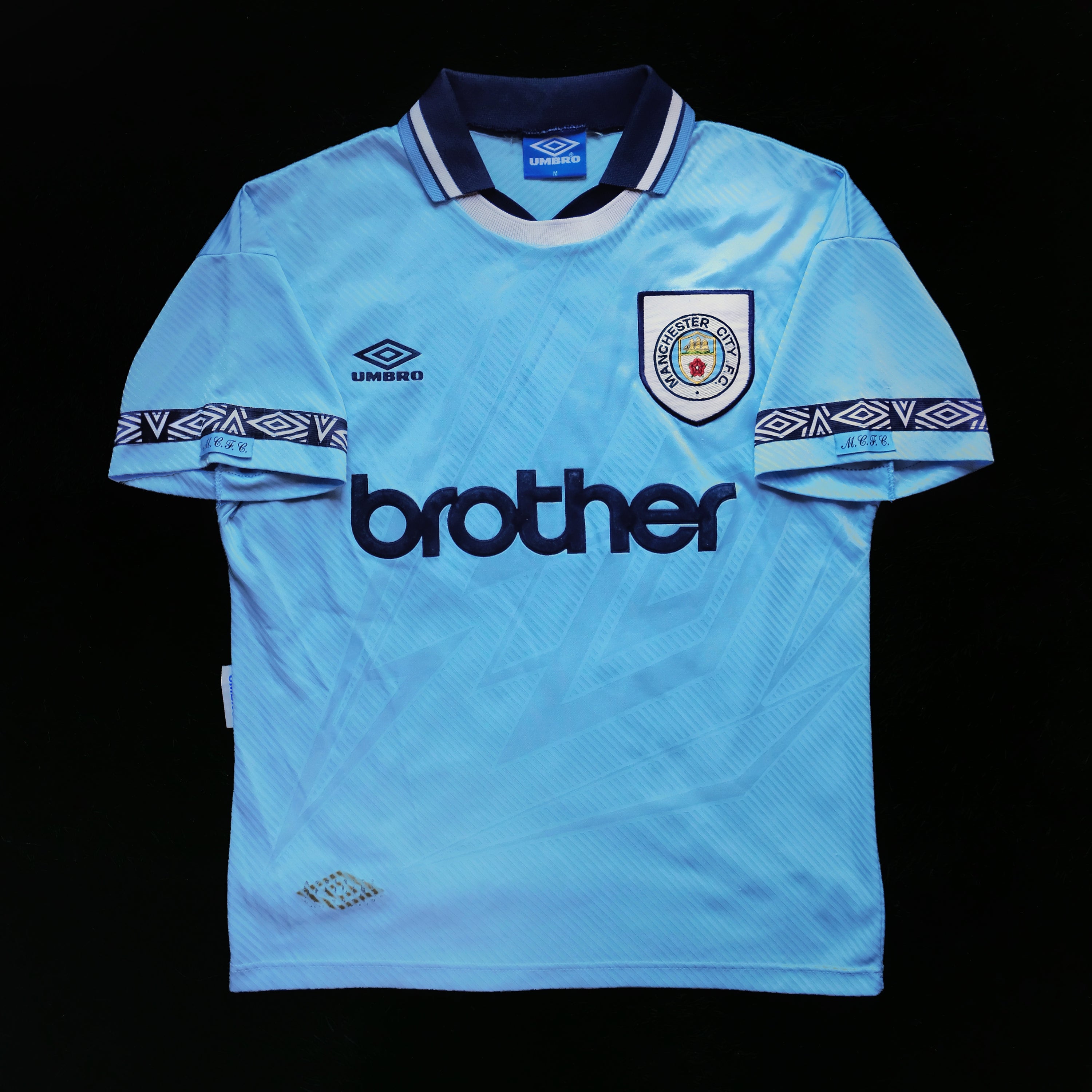 1993/95 Man City Home Jersey (M)
