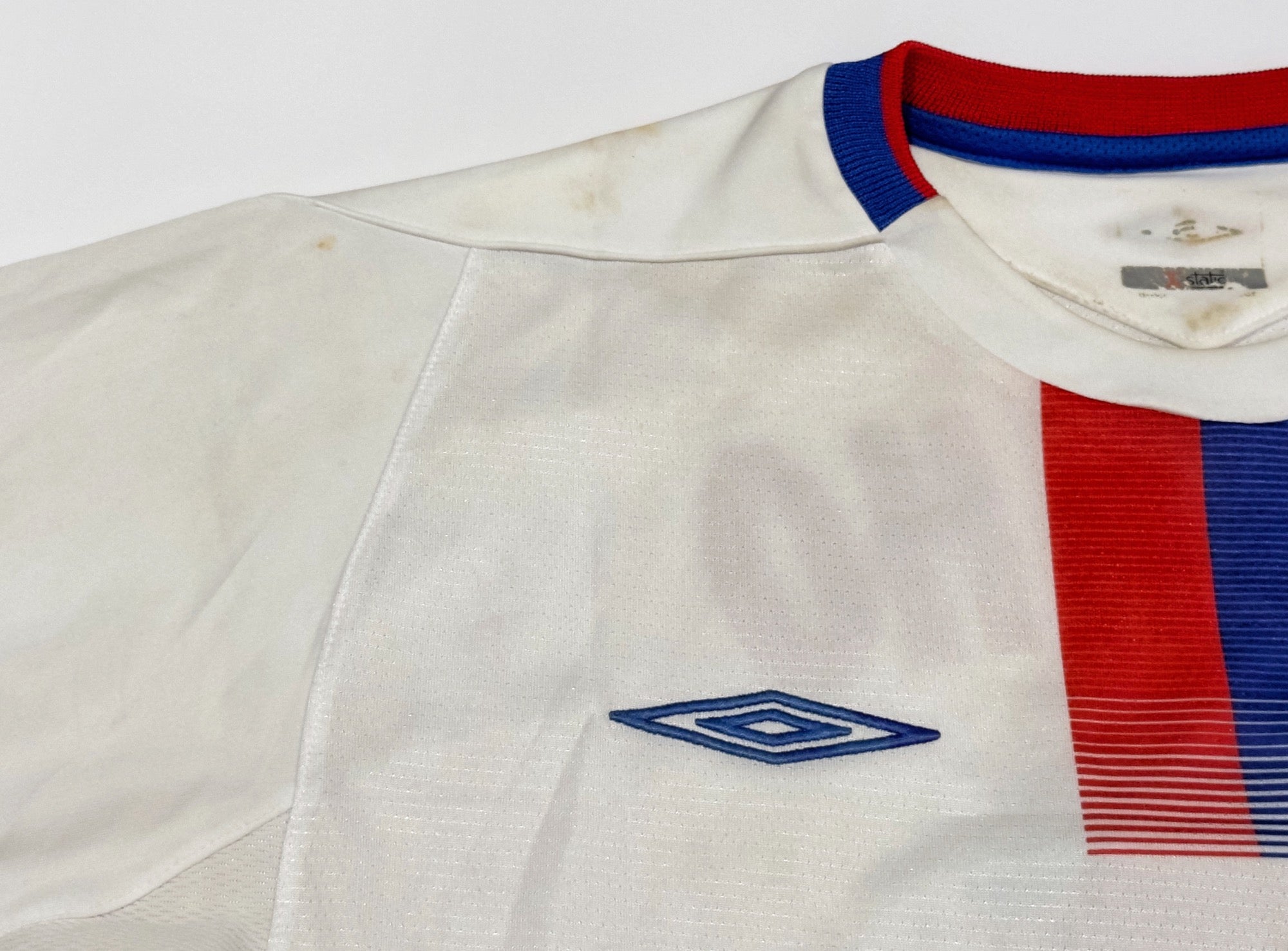 2004/06 Olympique Lyonnais #8 Juninho Home Jersey (XL)