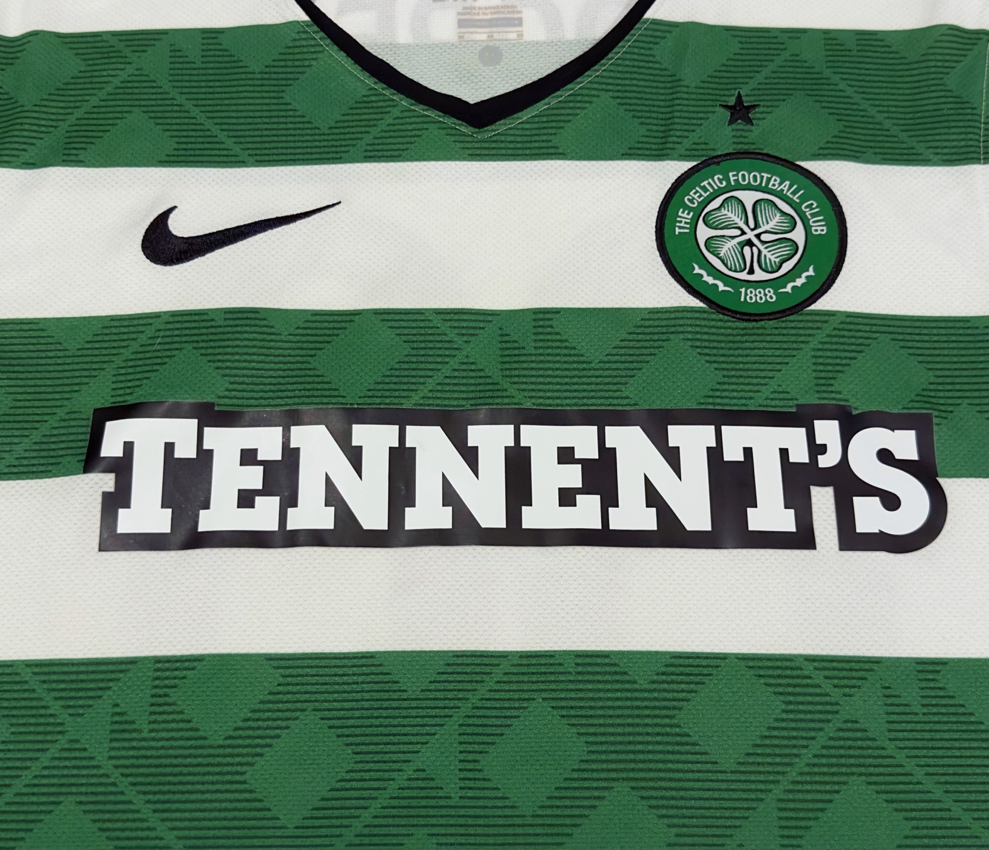 2010/11 Celtic #88 HOOPER Home Jersey (M) L/S