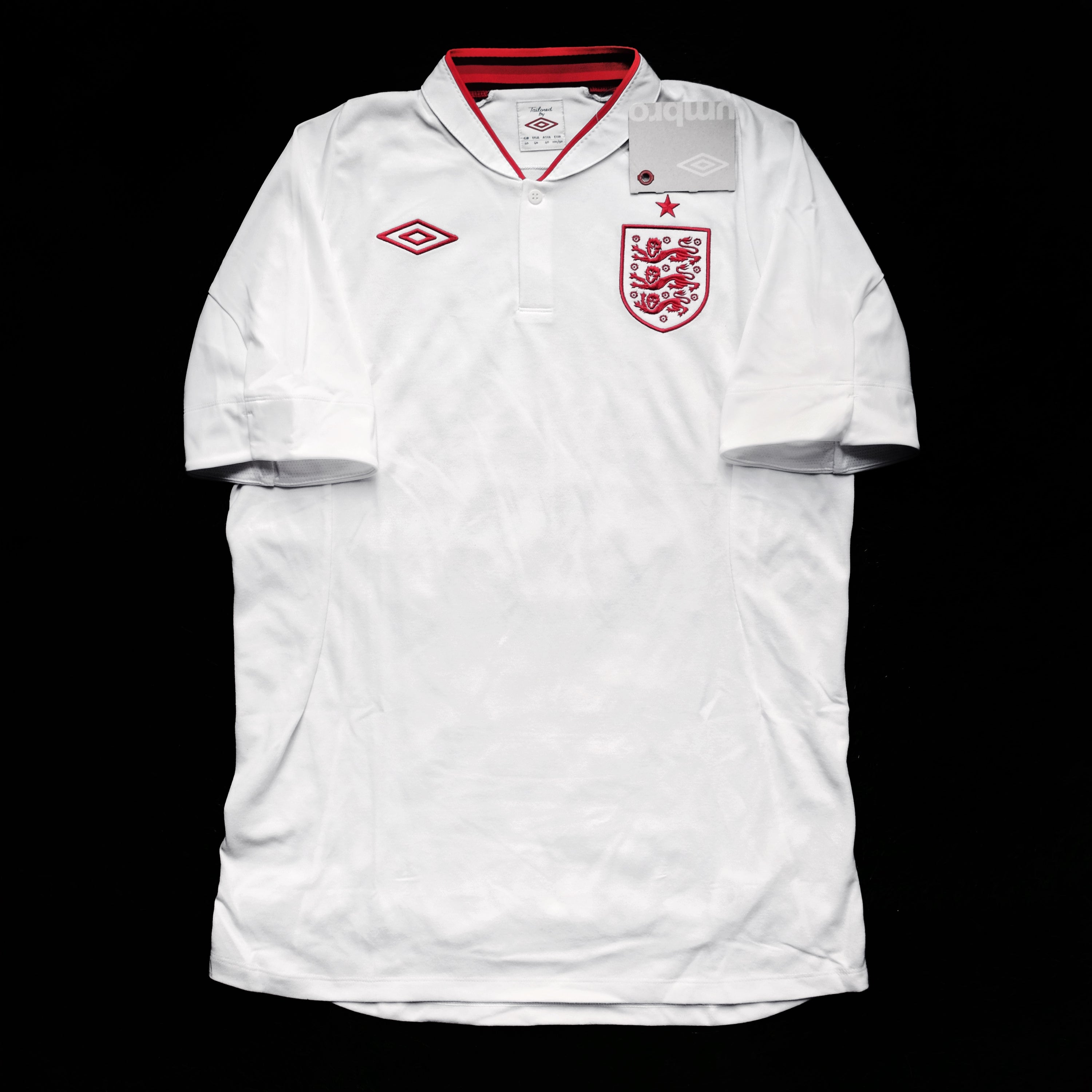 2012/13 England Home Jersey (M)