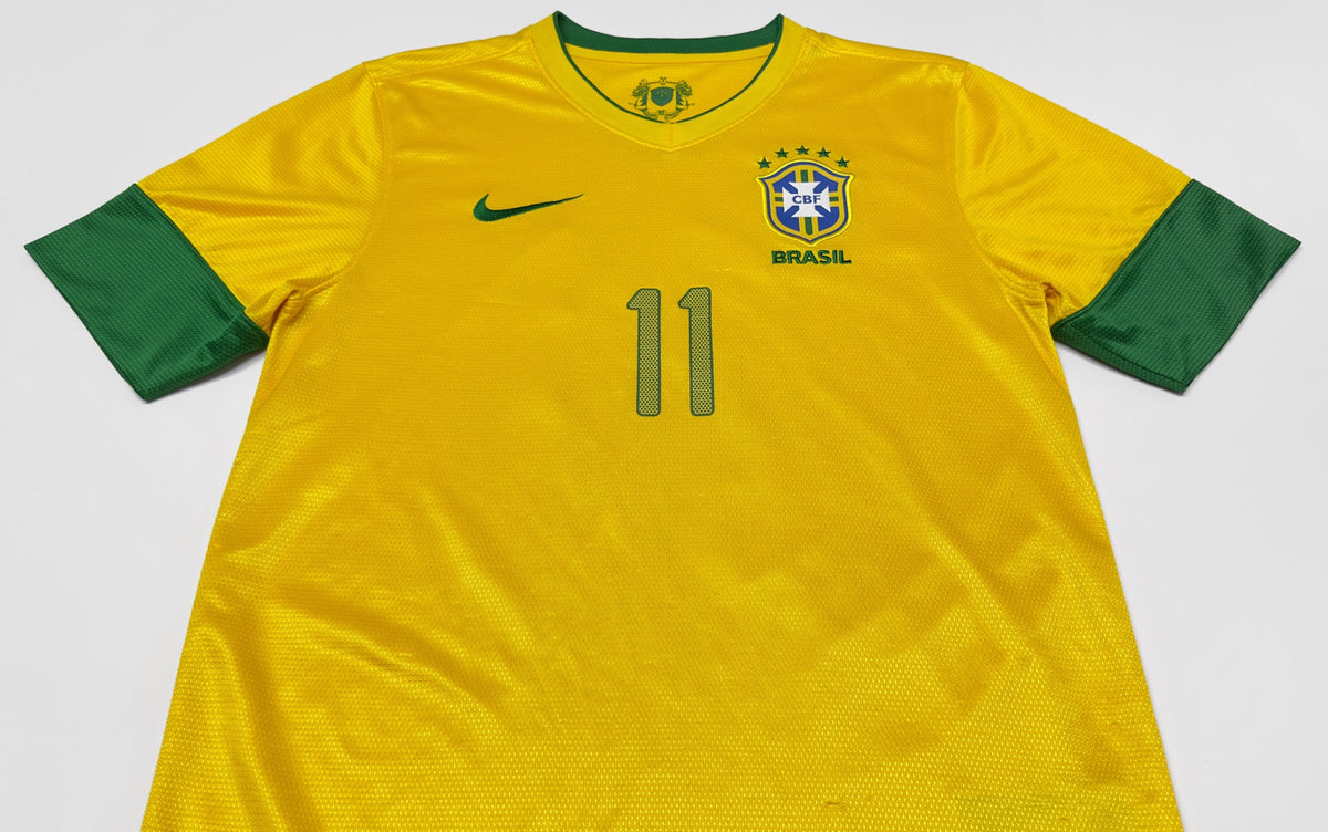 2012/13 Brazil #11 NEYMAR Home Jersey (S)