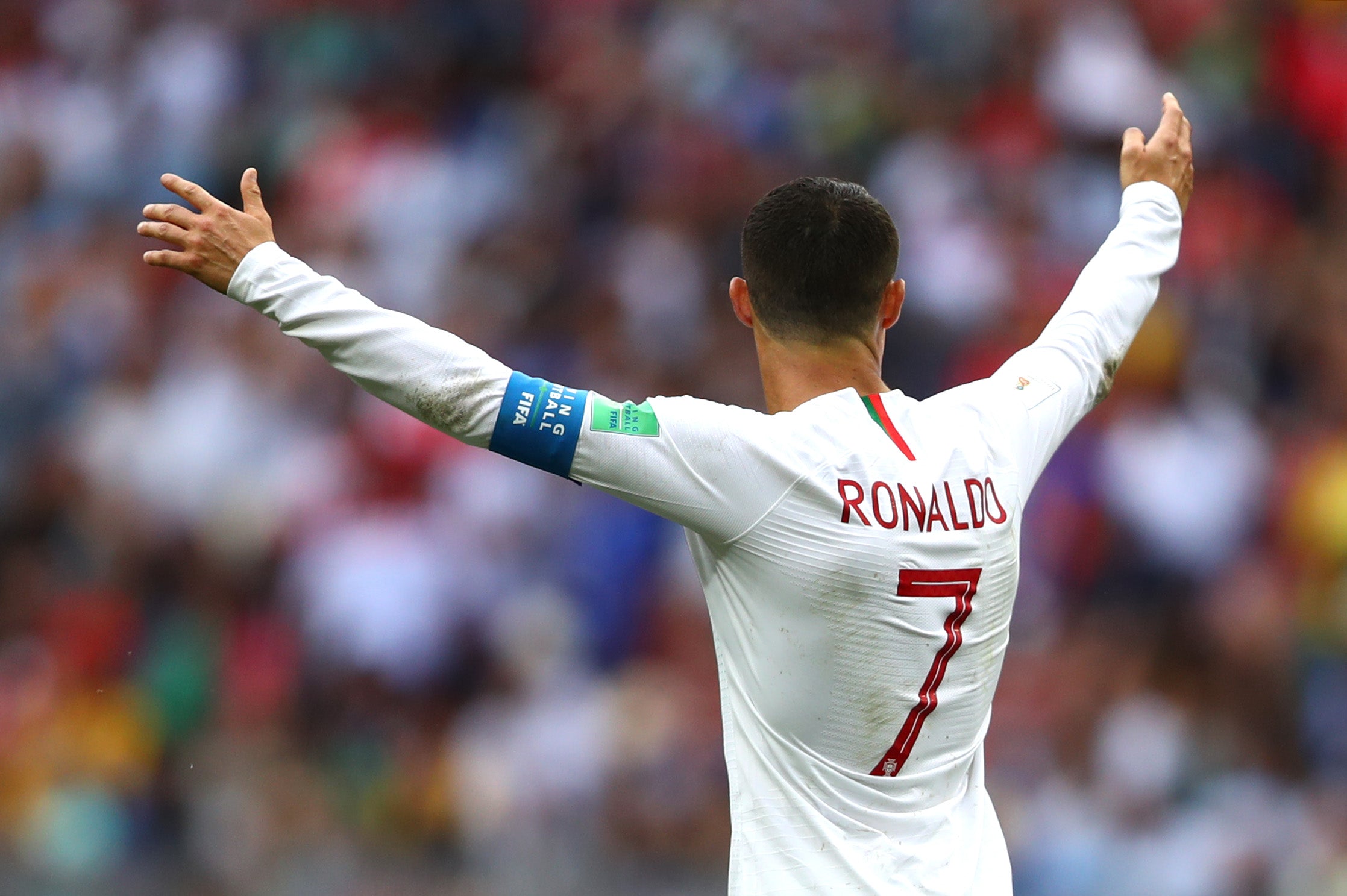 2018/19 Portugal #7 RONALDO Away Jersey (M)