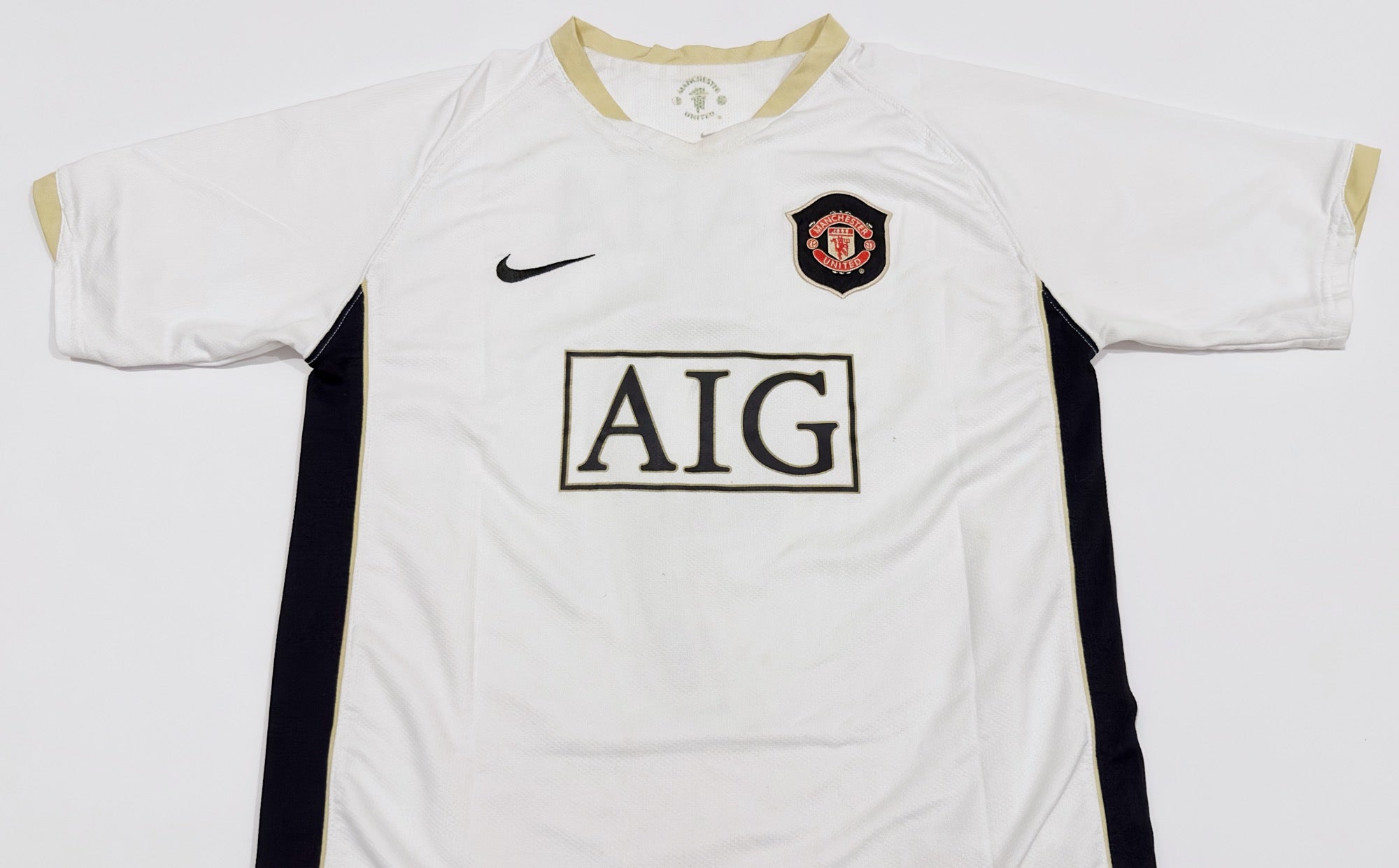 2006/08 Man Utd #9 SAHA Away Jersey (Y)