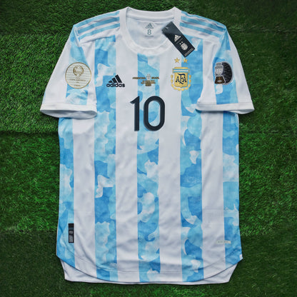 2020/21 Argentina #10 MESSI Home Jersey (L)