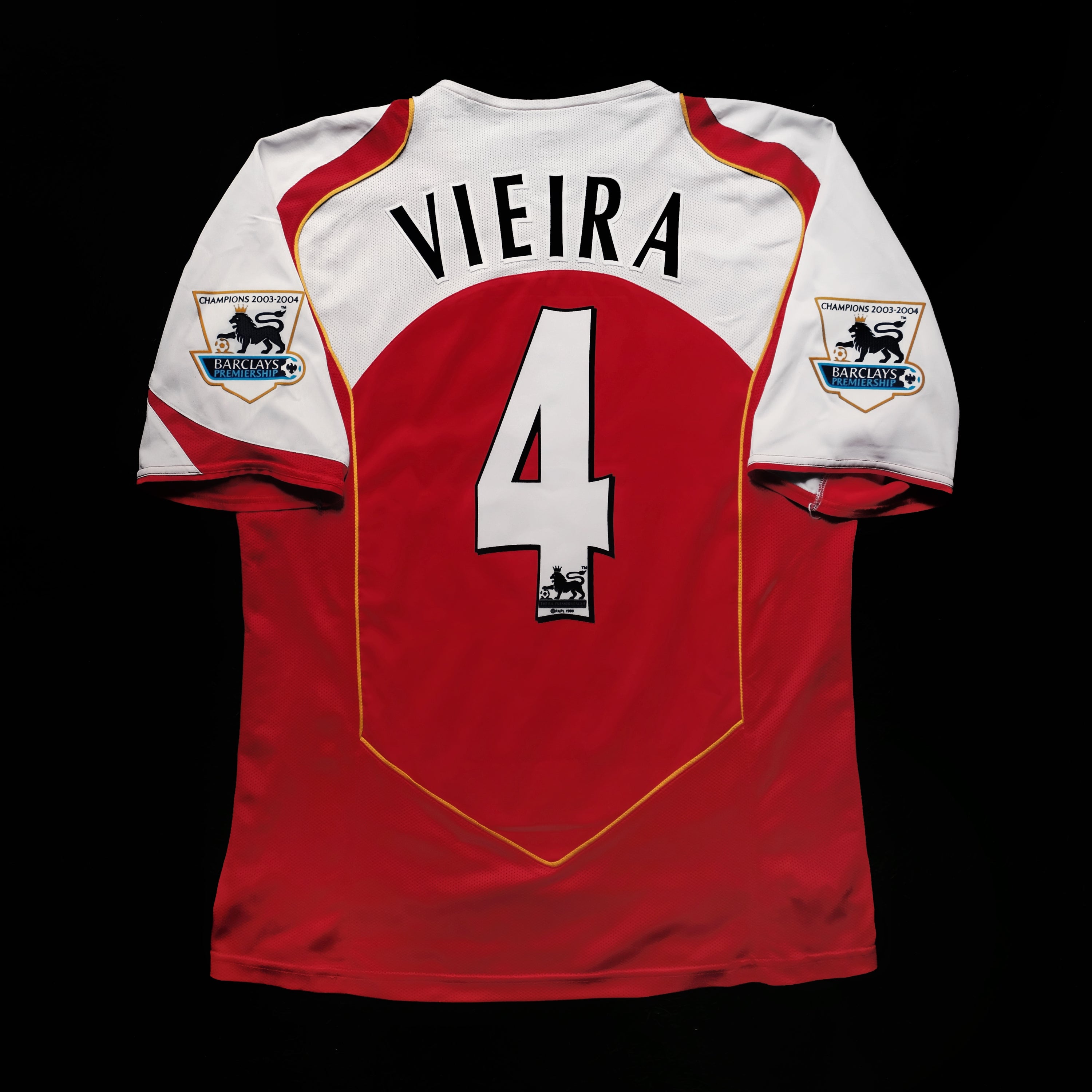2004/05 Arsenal #4 VIEIRA Home Jersey (M)