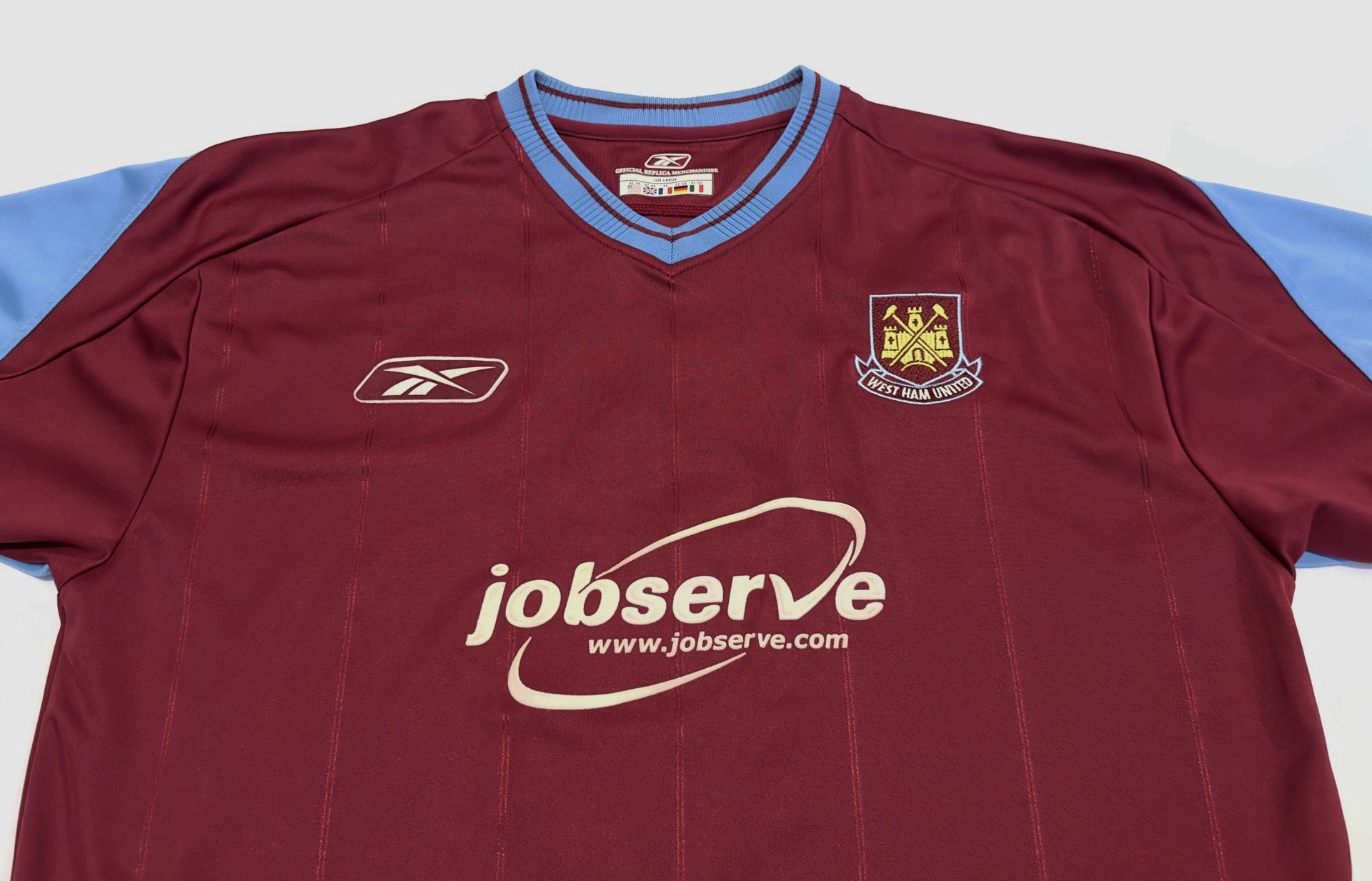 2003/05 West Ham #6 CARRICK Home Jersey (L)