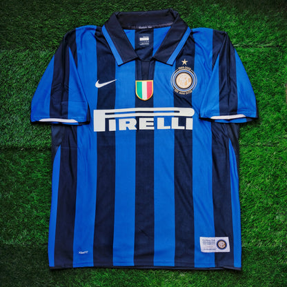 2007/08 Inter Milan #18 CRESPO Home Jersey (L)