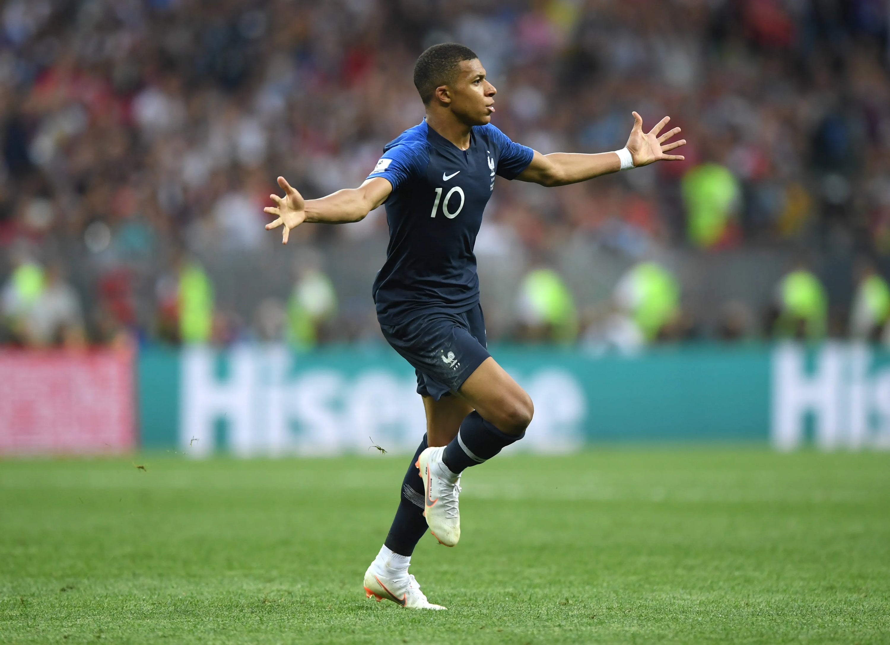 2018 France #10 MBAPPE Home Jersey (L)