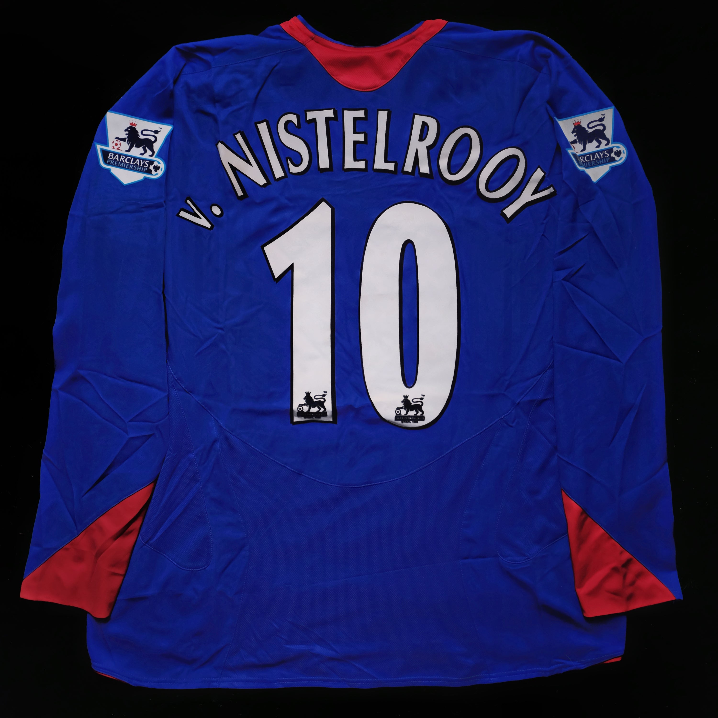 2005/06 Man Utd #10 V.NISTELROOY Away Jersey (2XL) L/S