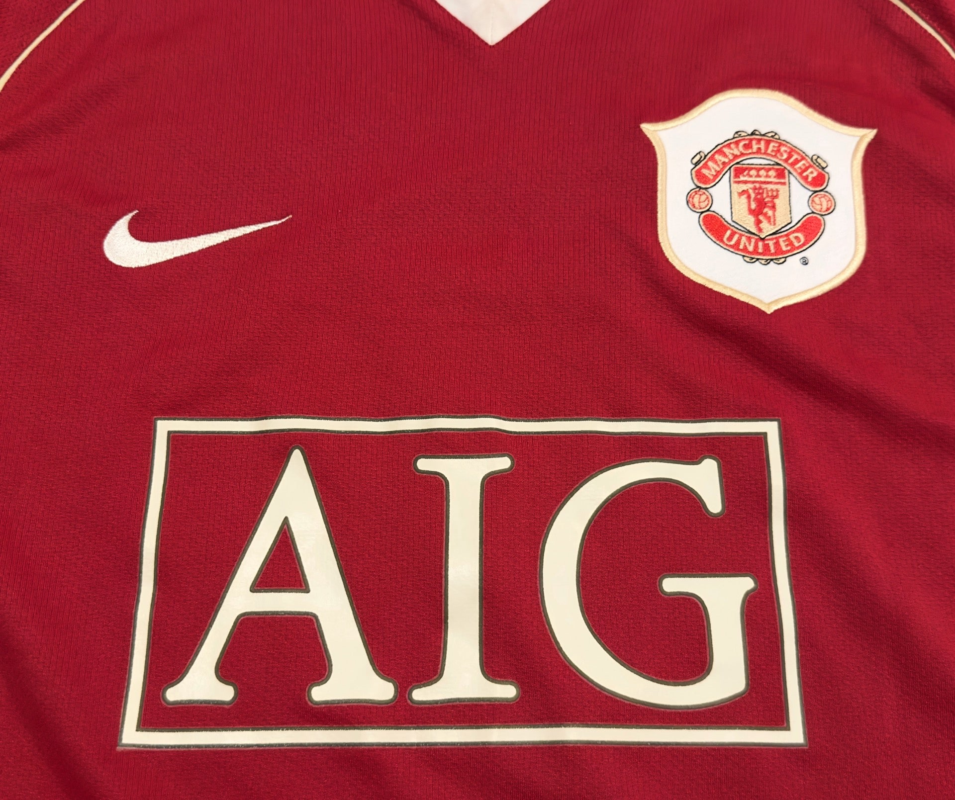 2006/07 Man Utd #7 RONALDO Home Jersey (M)