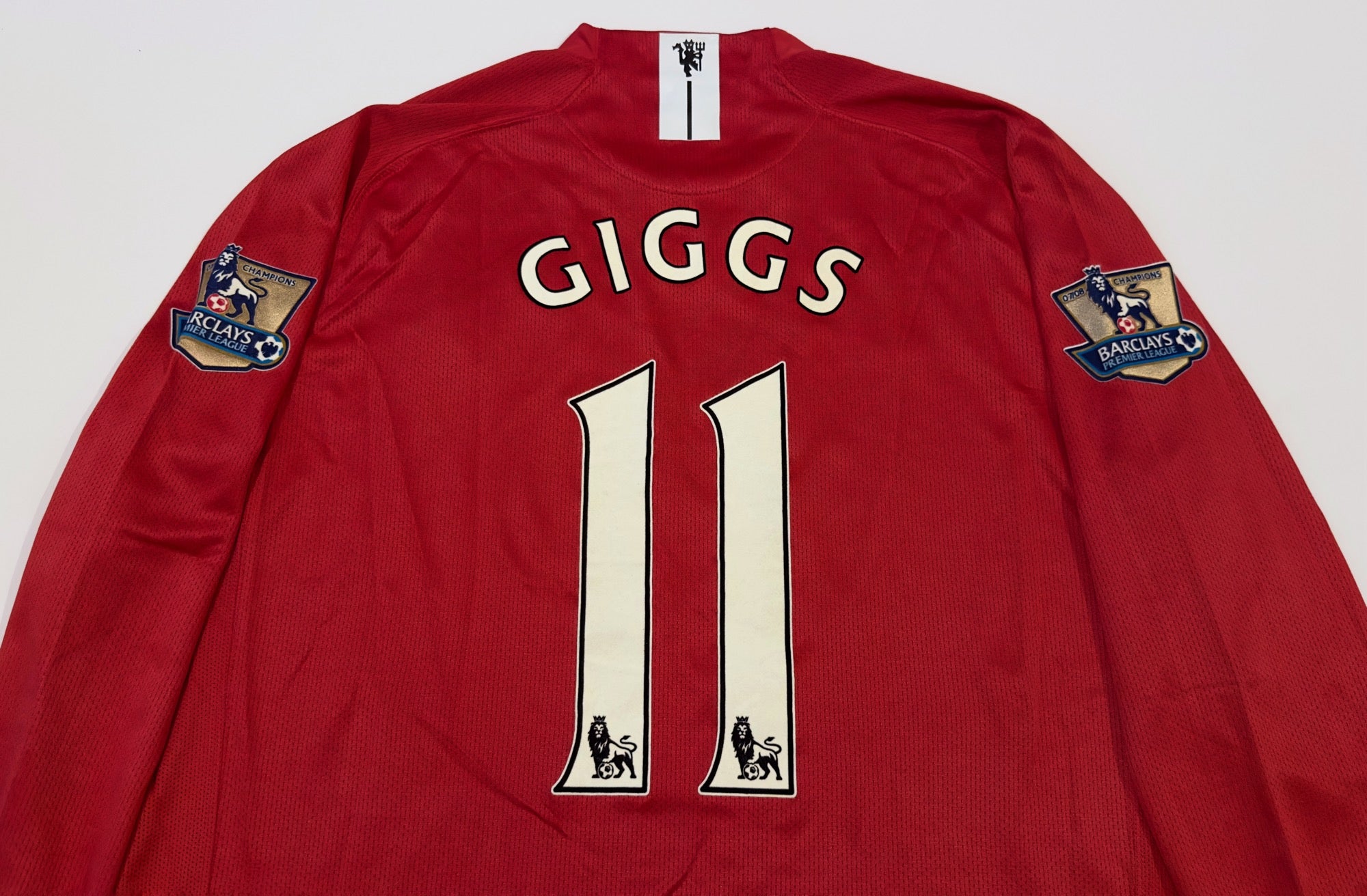 2008/09 Man Utd #11 GIGGS Home Jersey (XL) L/S