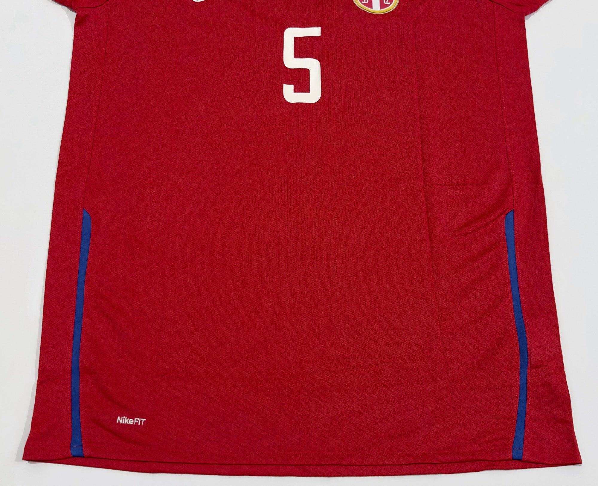 2008/10 Serbia #5 VIDIC Home Jersey (L)