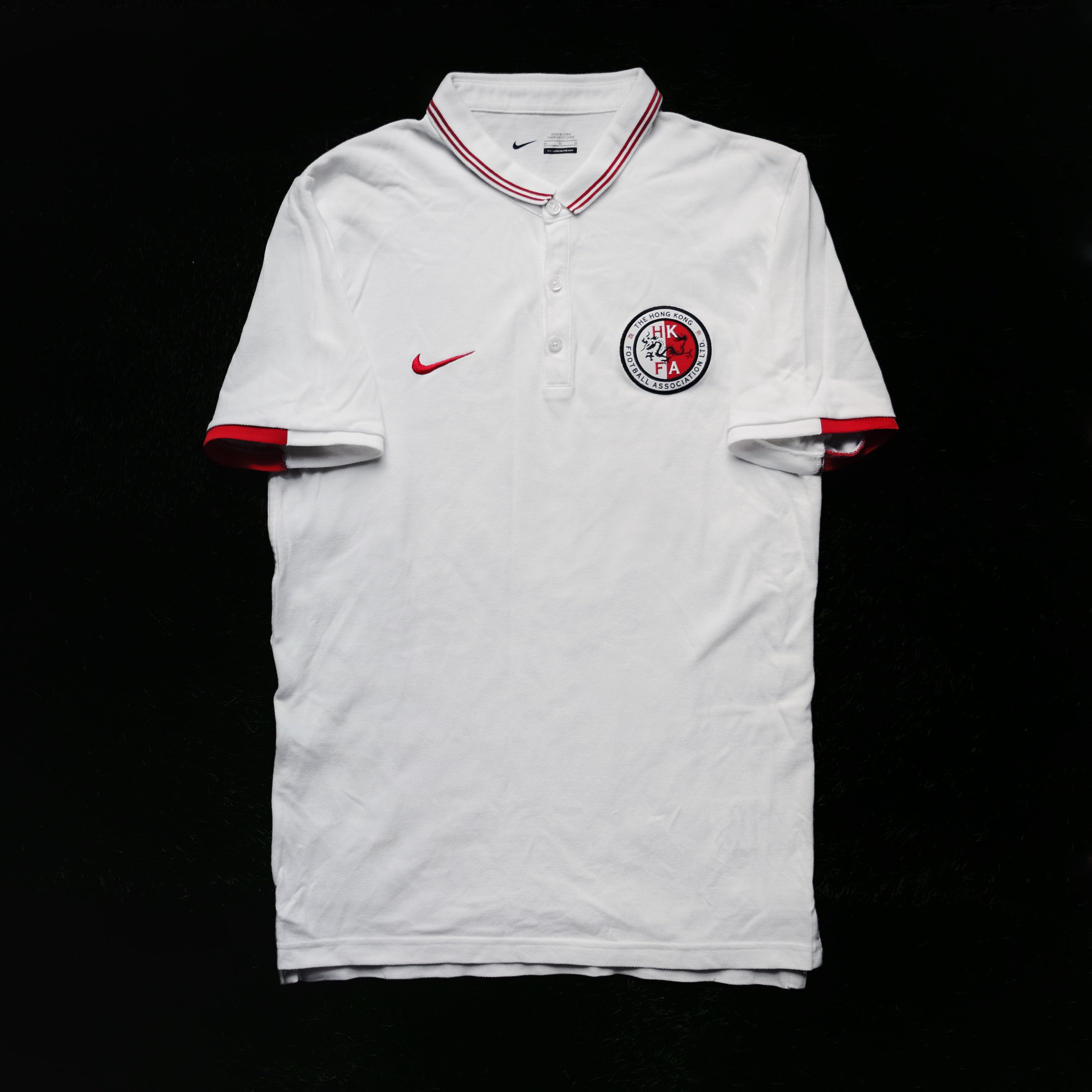 Nike Hong Kong White Polo Shirt (M)