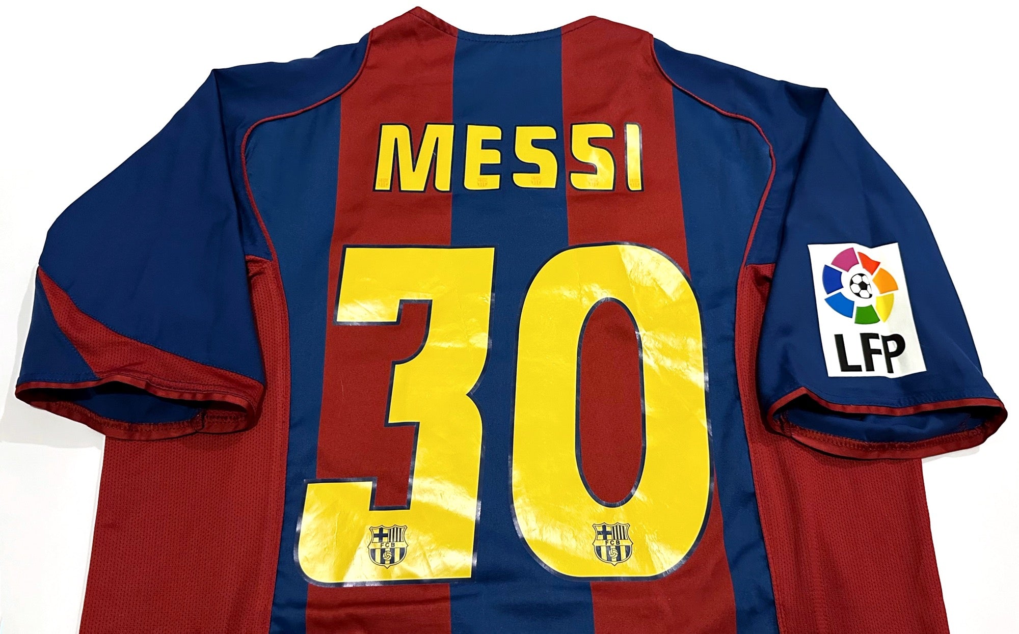2004/05 Barcelona #30 MESSI Home Jersey (L) – Double Kick Football