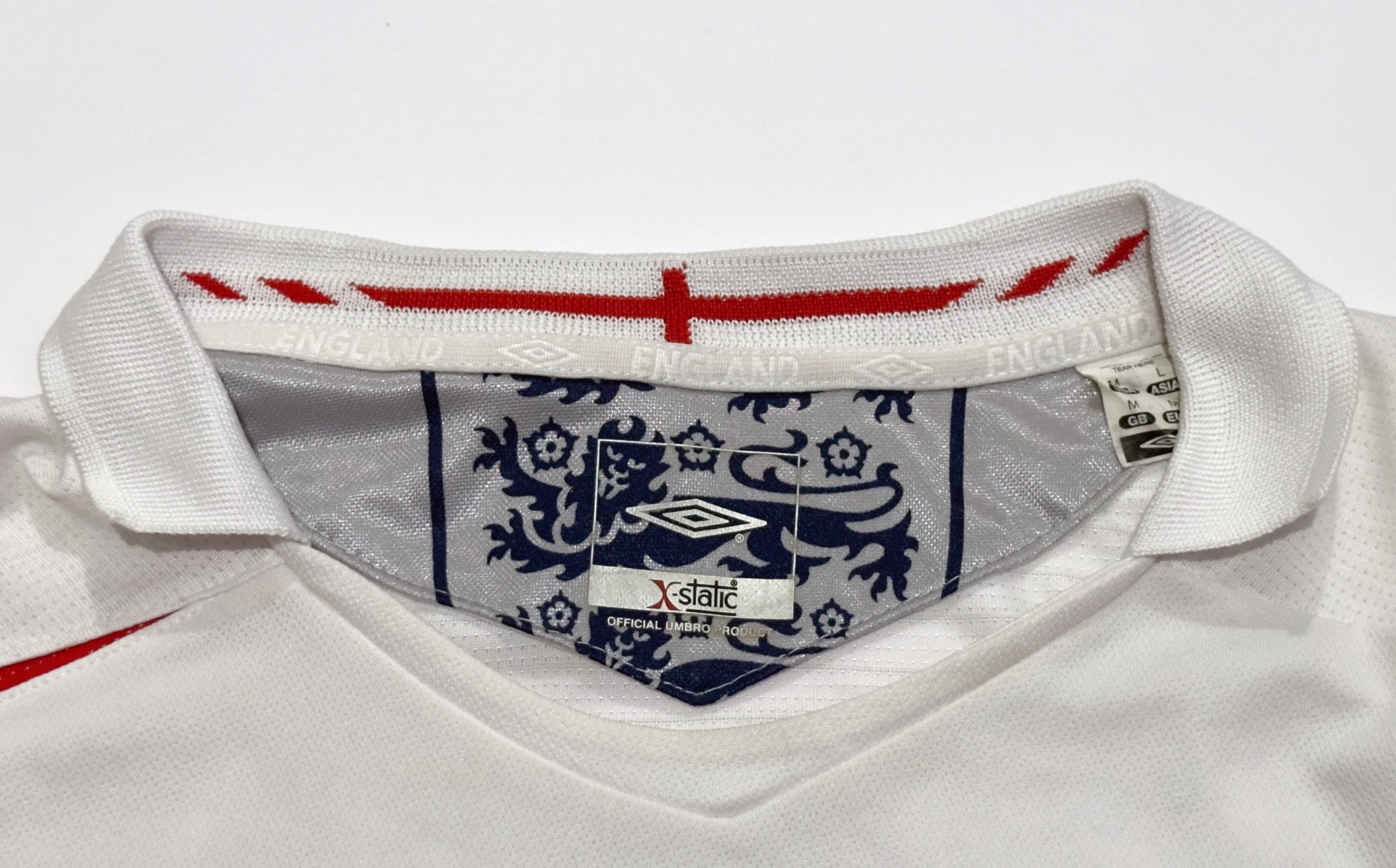 2005/07 England #7 BECKHAM Home Jersey (M)