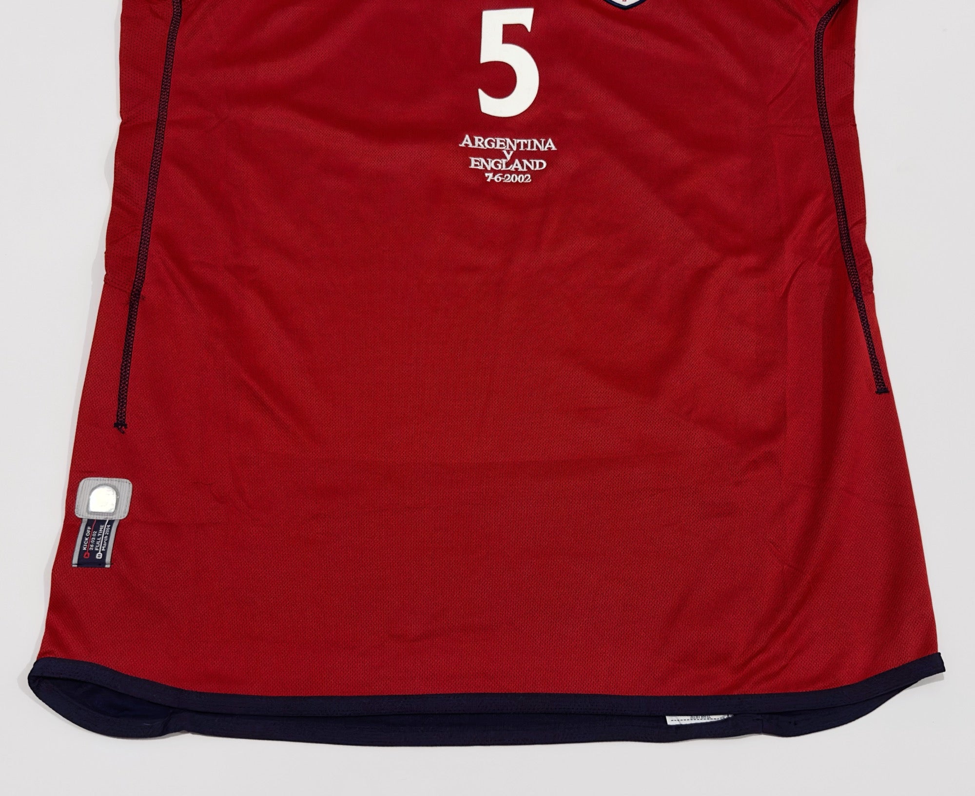2002/04 England #5 FERDINAND Away Jersey (L)
