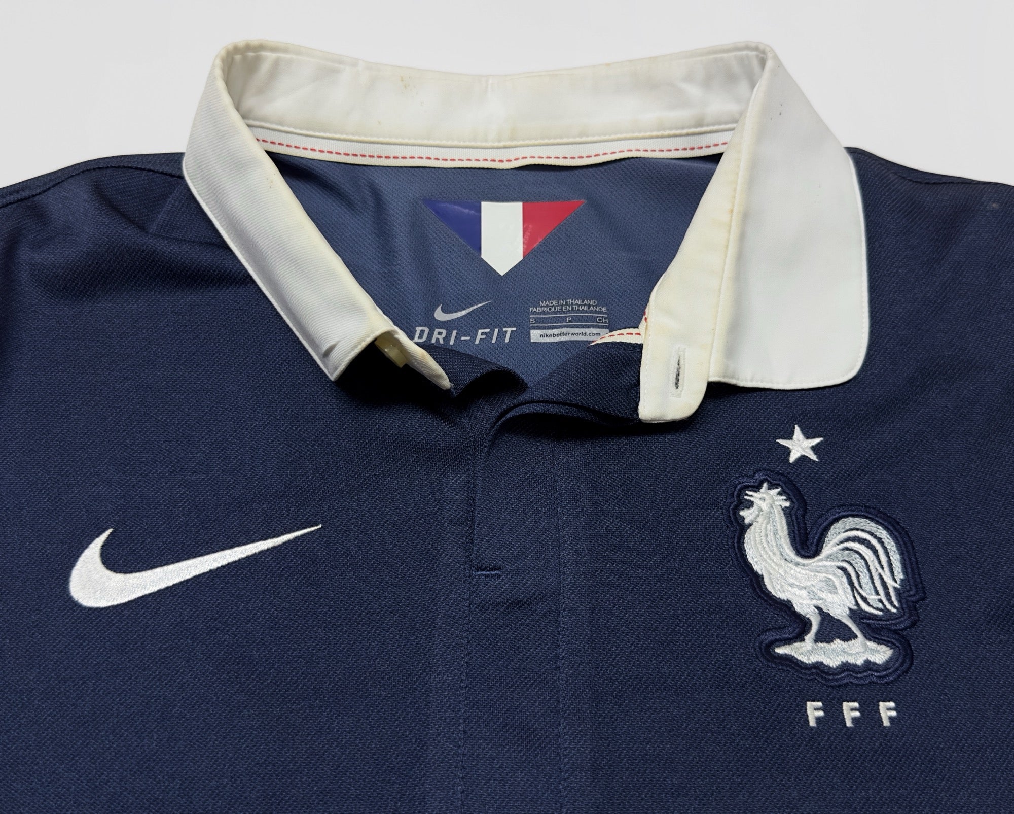 2014/15 France #19 POGBA Home Jersey (S)