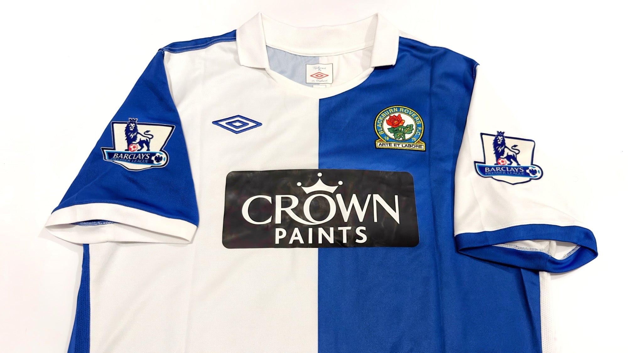 2010/11 Blackburn Rovers #12 PEDERSEN Home Jersey (L)