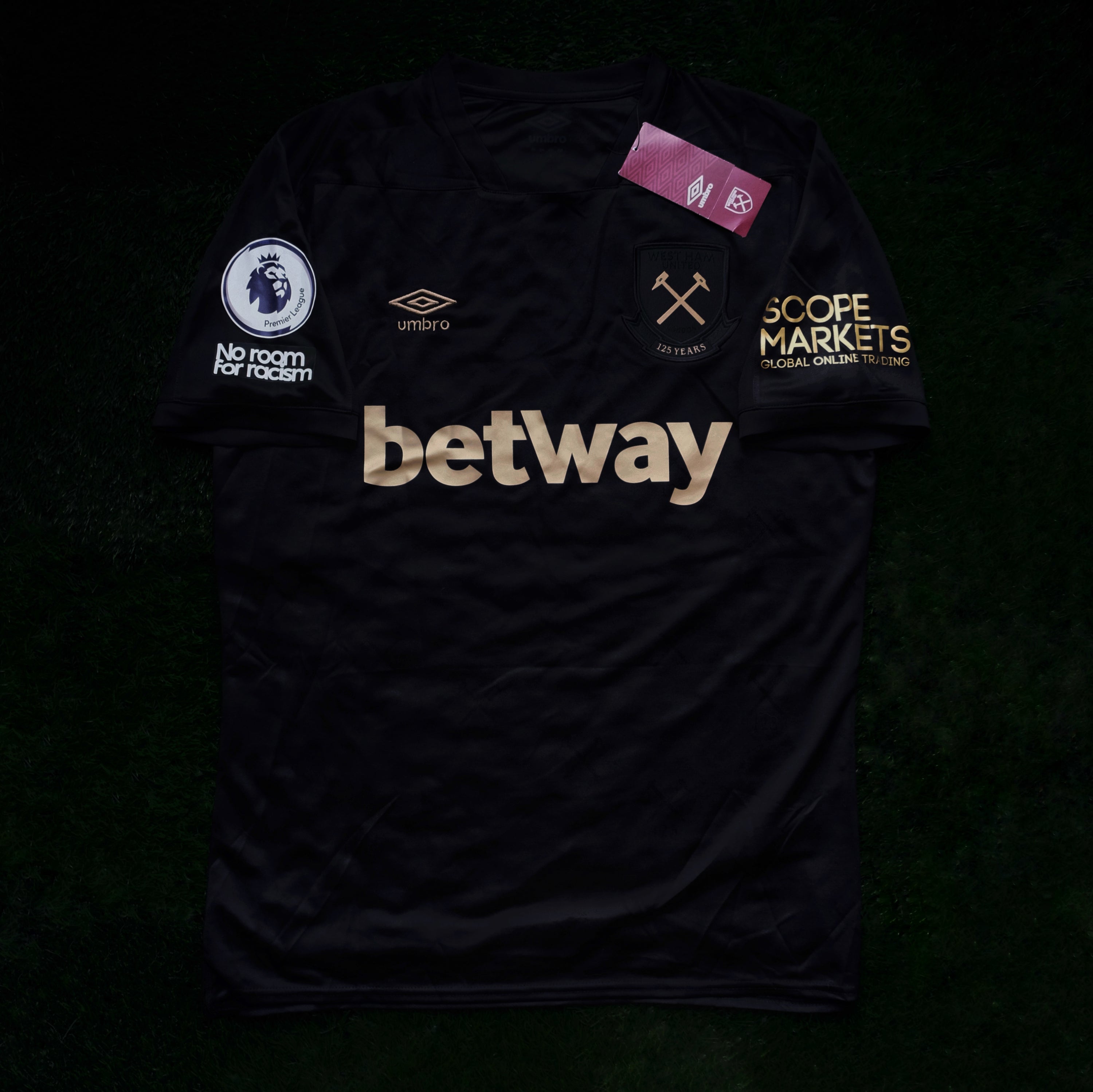 125 Years West Ham 3rd Kit Black 2020/21 West Ham #41 RICE Third