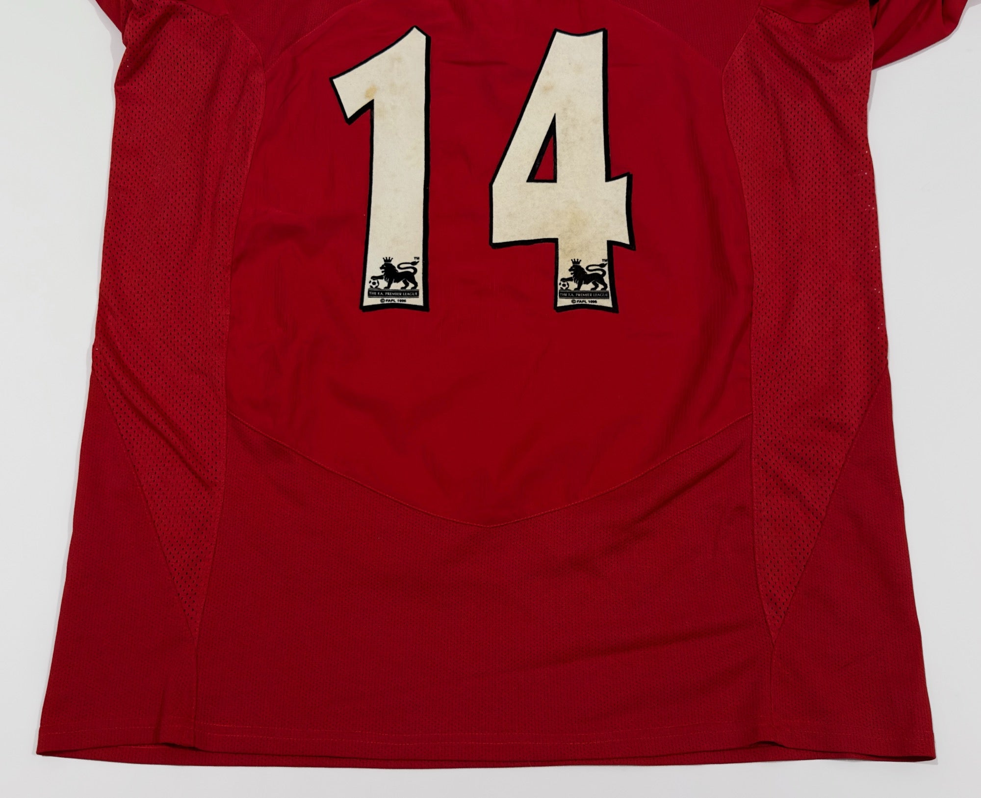 2004/06 Man Utd #14 SMITH Home Jersey (XL) L/S