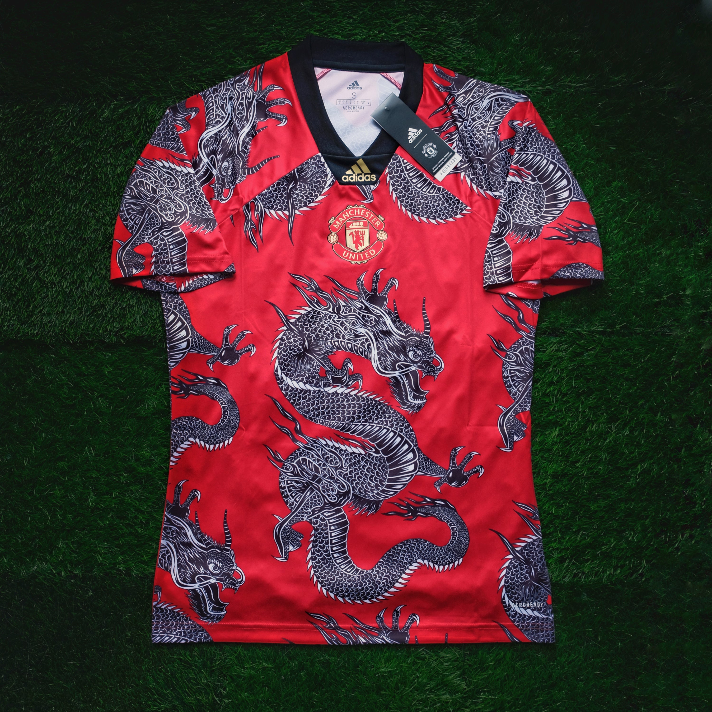 adidas Man Utd 2019/20 Pre-Match Jersey (S)