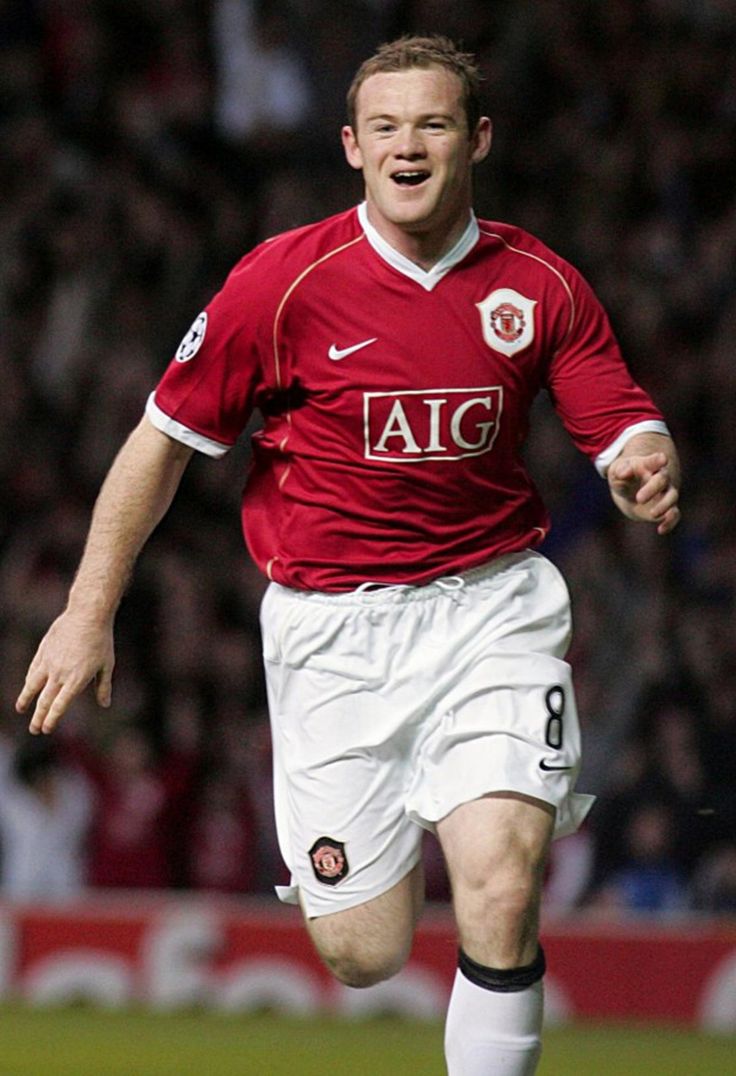 2006/07 Man Utd #8 ROONEY Home Jersey (S)