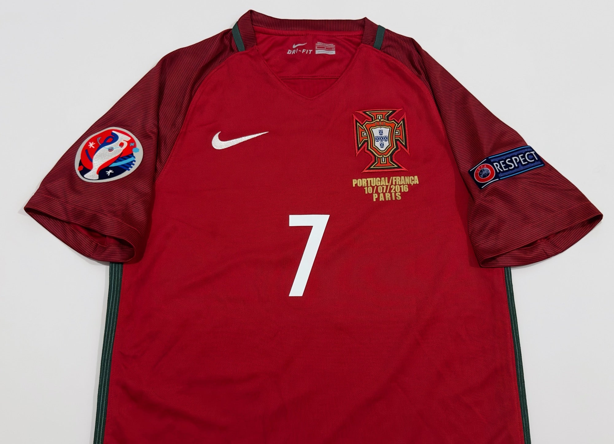 2016/17 Portugal #7 RONALDO Home Jersey (S)