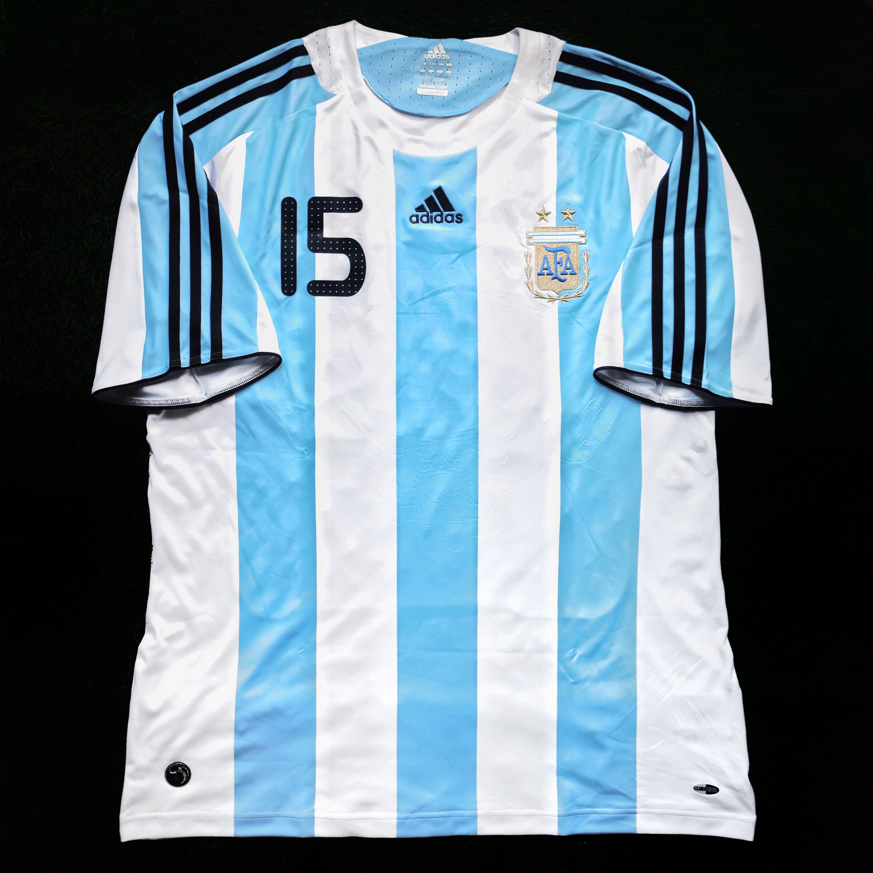 2007/09 Argentina #15 MESSI Home Jersey (XL)
