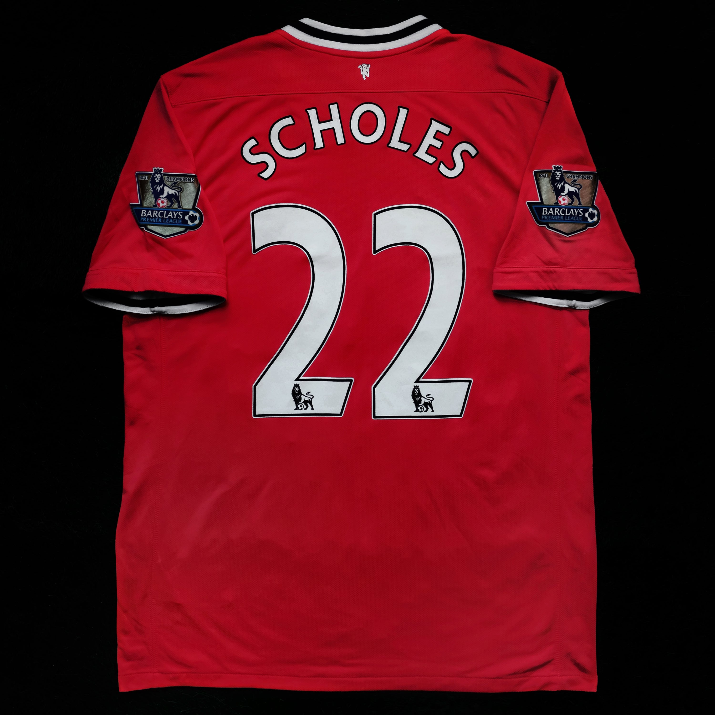 2011/12 Man Utd #22 SCHOLES Home Jersey (XL)