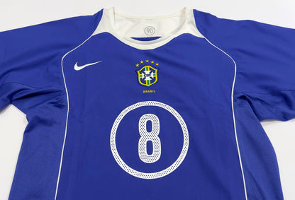 2004/05 Brazil #8 KAKA Away Jersey (M)